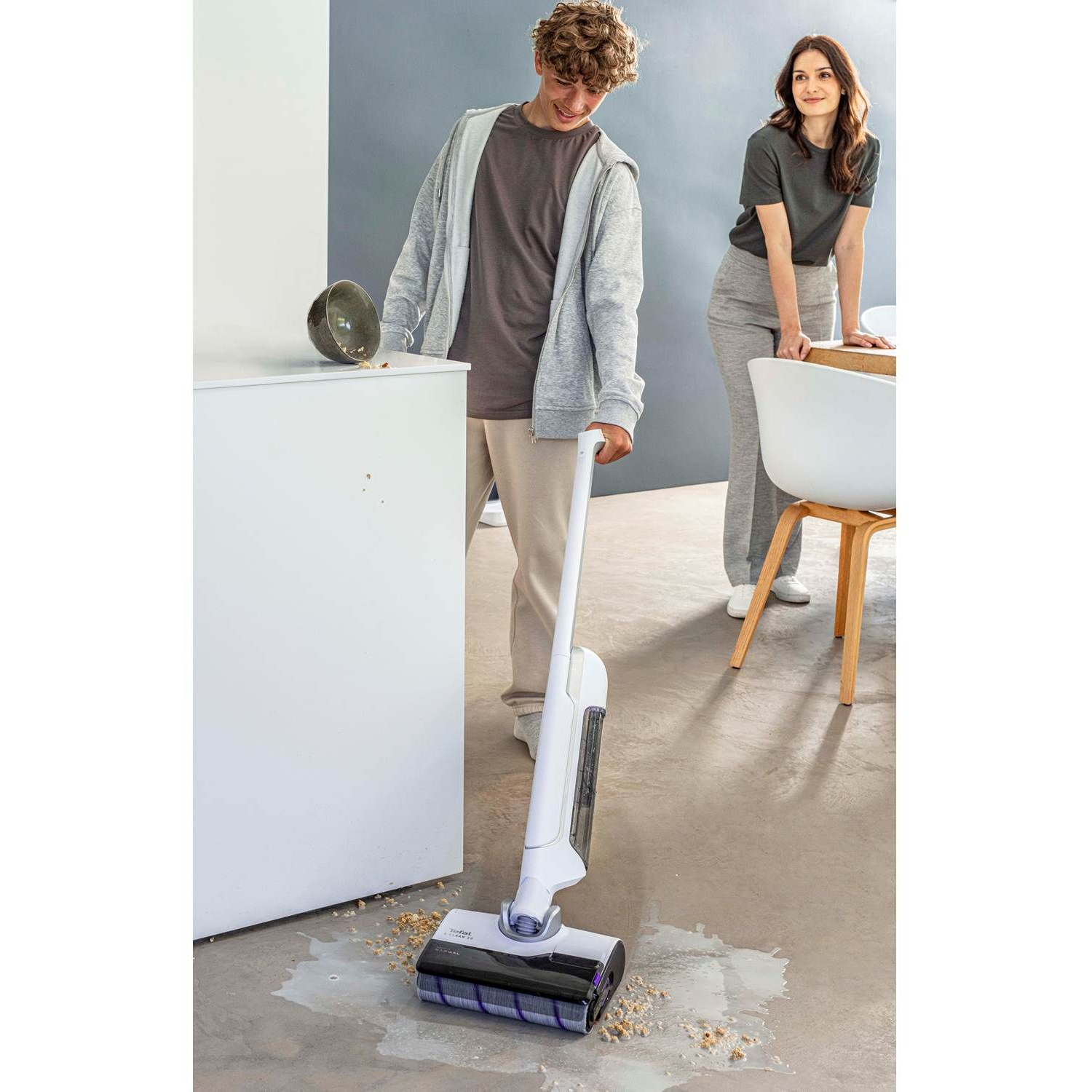 3221616142299 TEFAL X-Clean 10 - Stickvac med moppe Hus & Have,Støvsugere,Stickvacs 2190013483 X-Clean 10