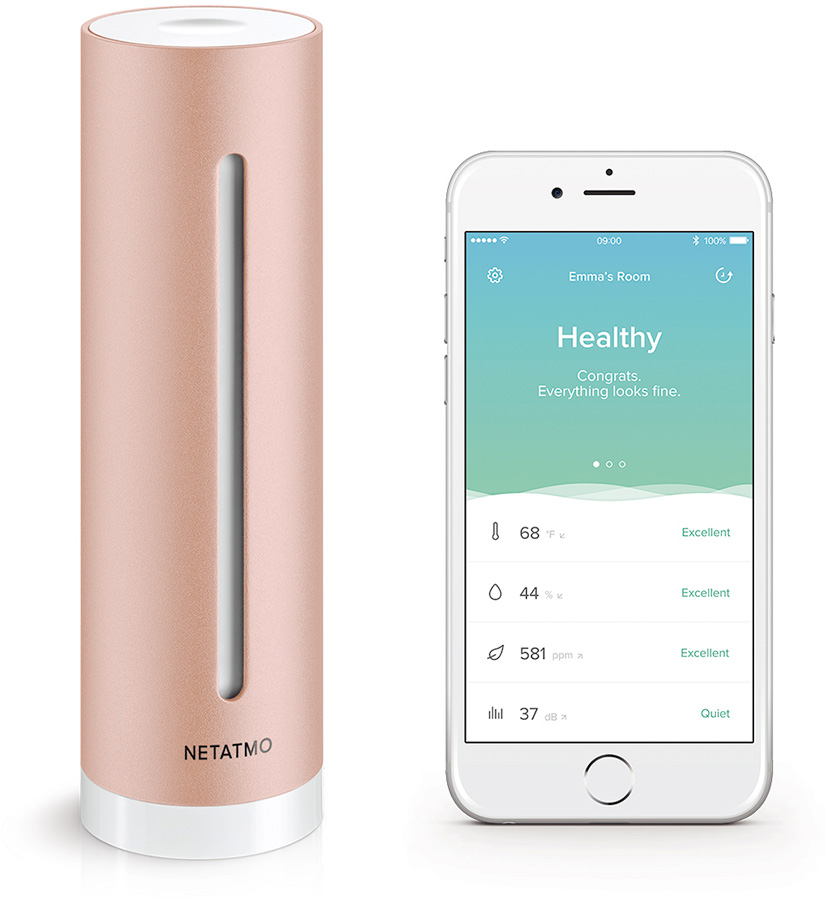 3700730501767 Netatmo Healthy Home Coach - Klima måler Hus & Have,Smart Home,Vejrstationer 2190003433 NHC-EC