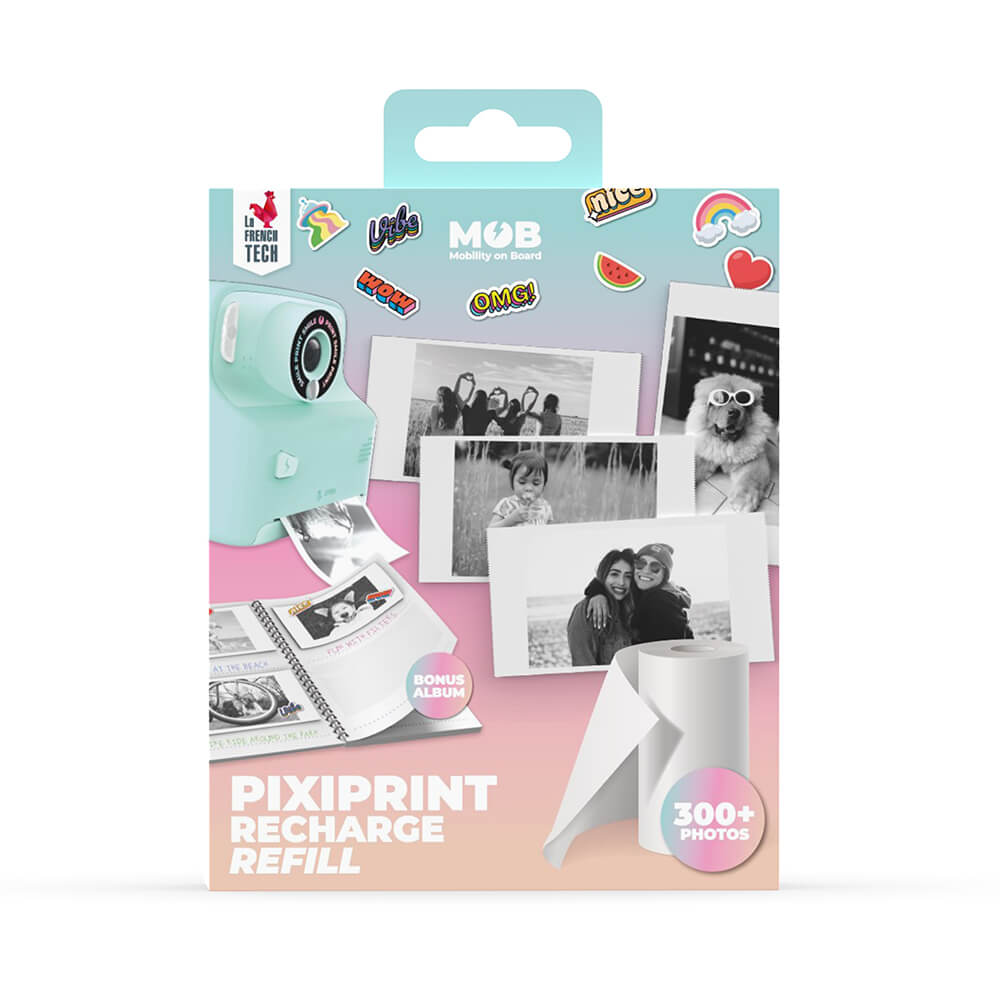 3701613300811 MOB Refill Cutie Pixiprint inkl. stickers, 4 ruller - Pixipr Foto,Tilbehør kameraer,Tilbehør kameraer 15000003550 PIX-NTEROL