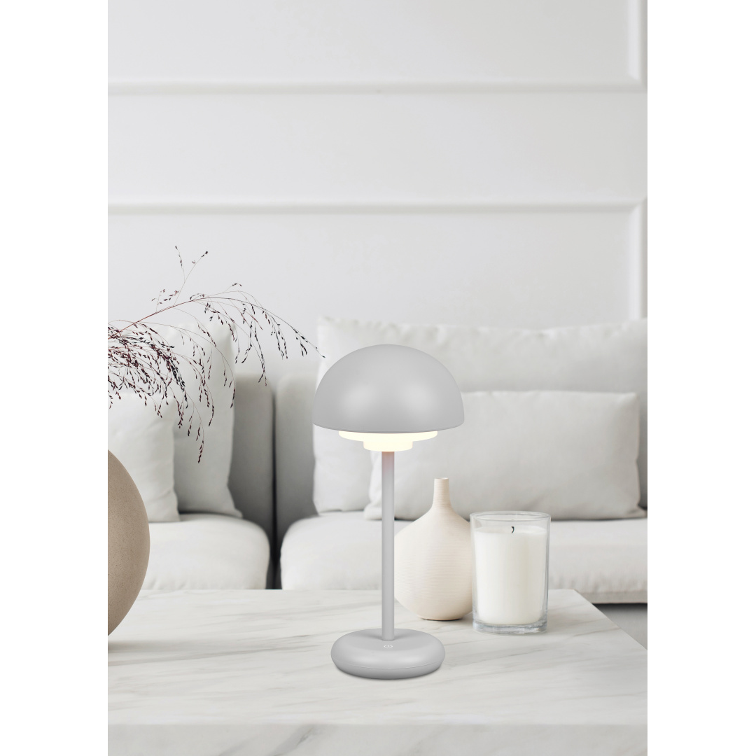 4017807541038 TRIO Elliot grå - Bordlampe portable Lamper,Bordlamper,Bordlamper 78100002100 R52306177