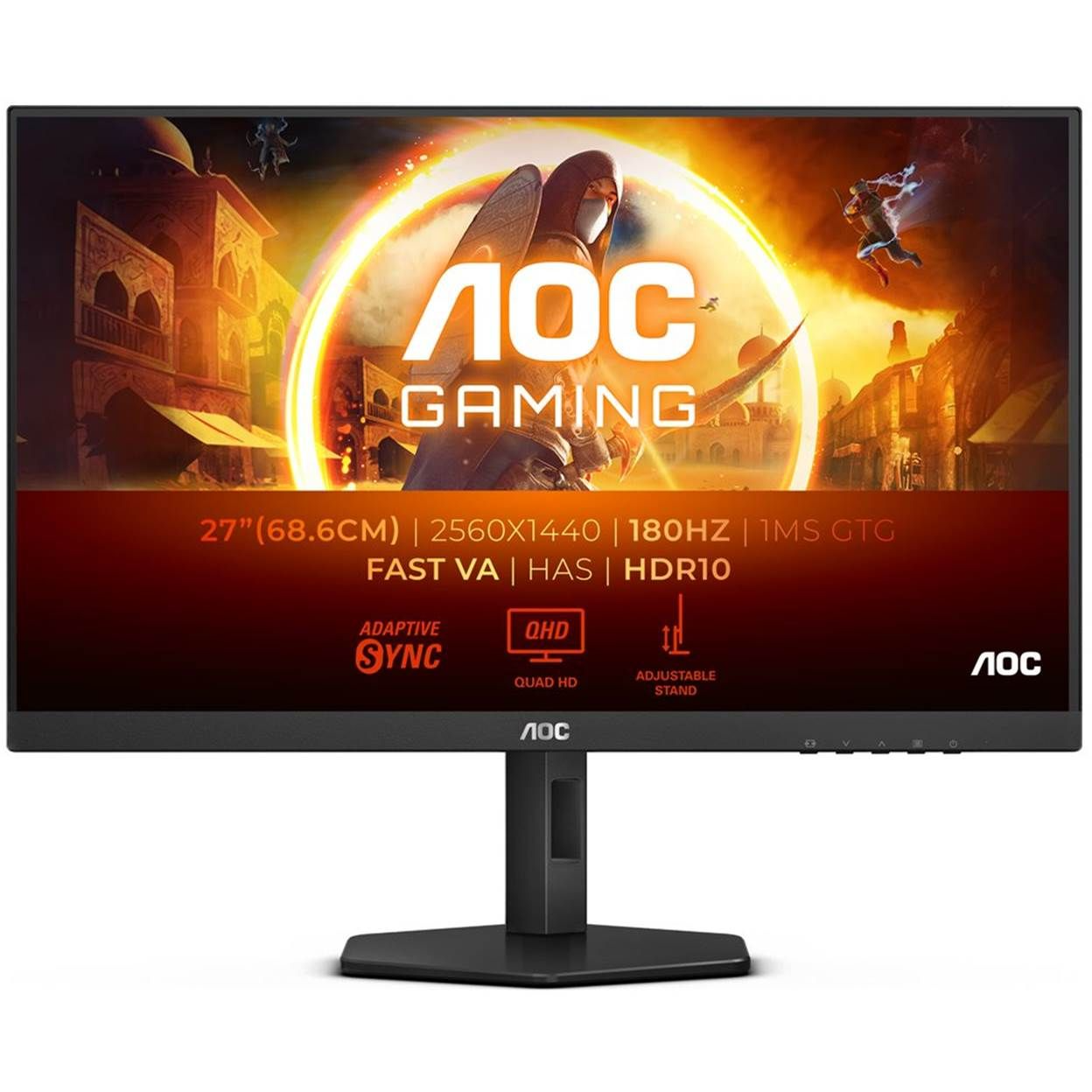 4038986182171 AOC 27'' QHD, 180 Hz, Q27G4XN - Gaming skærm Computer & IT,Gaming,Gaming skærme 2190011962 Q27G4XN