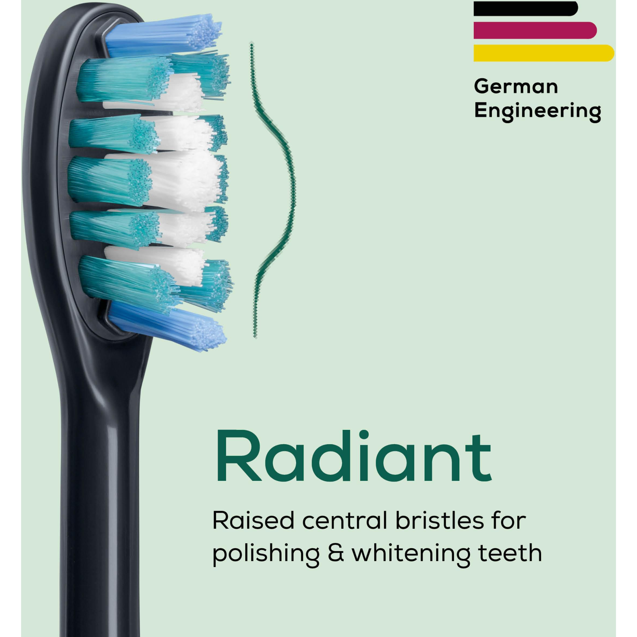 4211125105310 Beurer SC 30/50 premium whiten brush 4-pak sort Personlig pleje,Tandpleje,Tilbehør til tandpleje 2190015878 SC050C