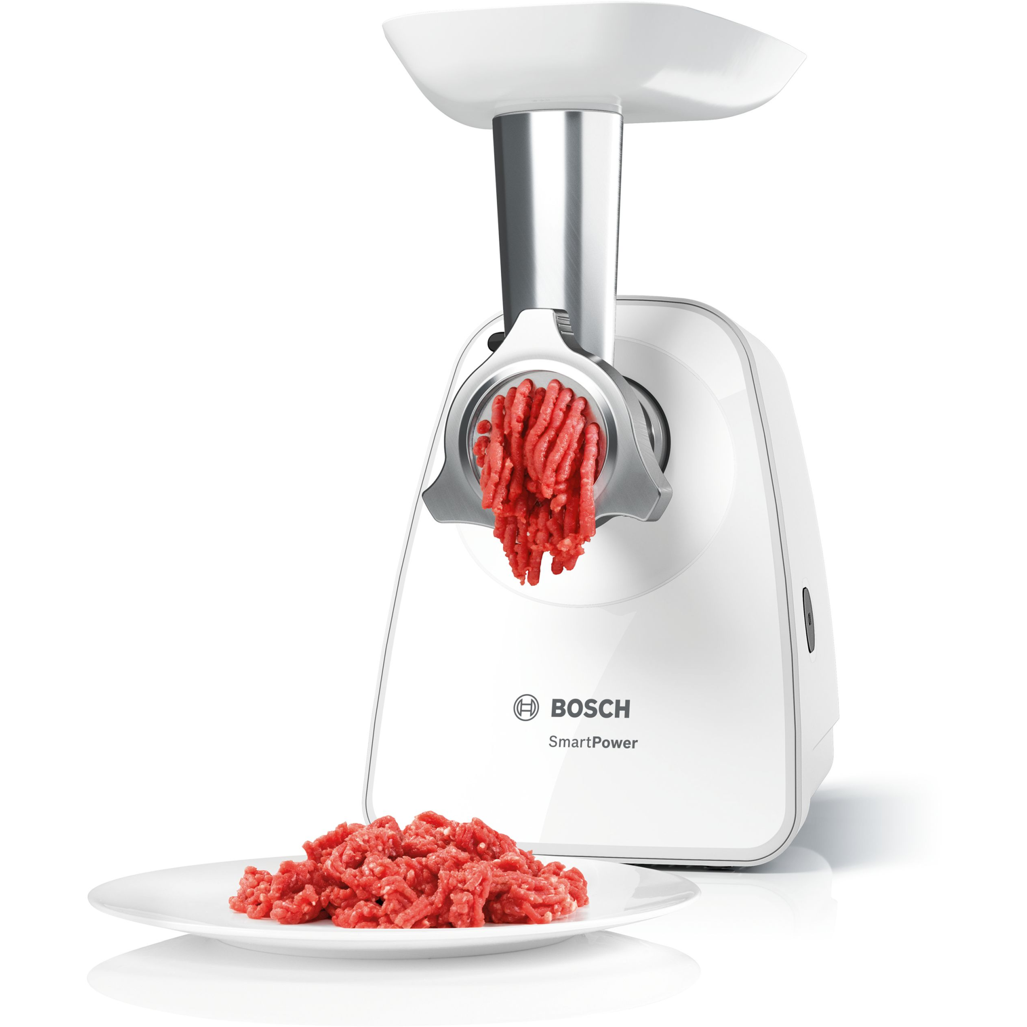 4242005135615 Bosch MFW2510W SmartPower kødhakker Husholdning,Køkkenmaskiner,Diverse køkkenmaskiner 2190015696 MFW2510W