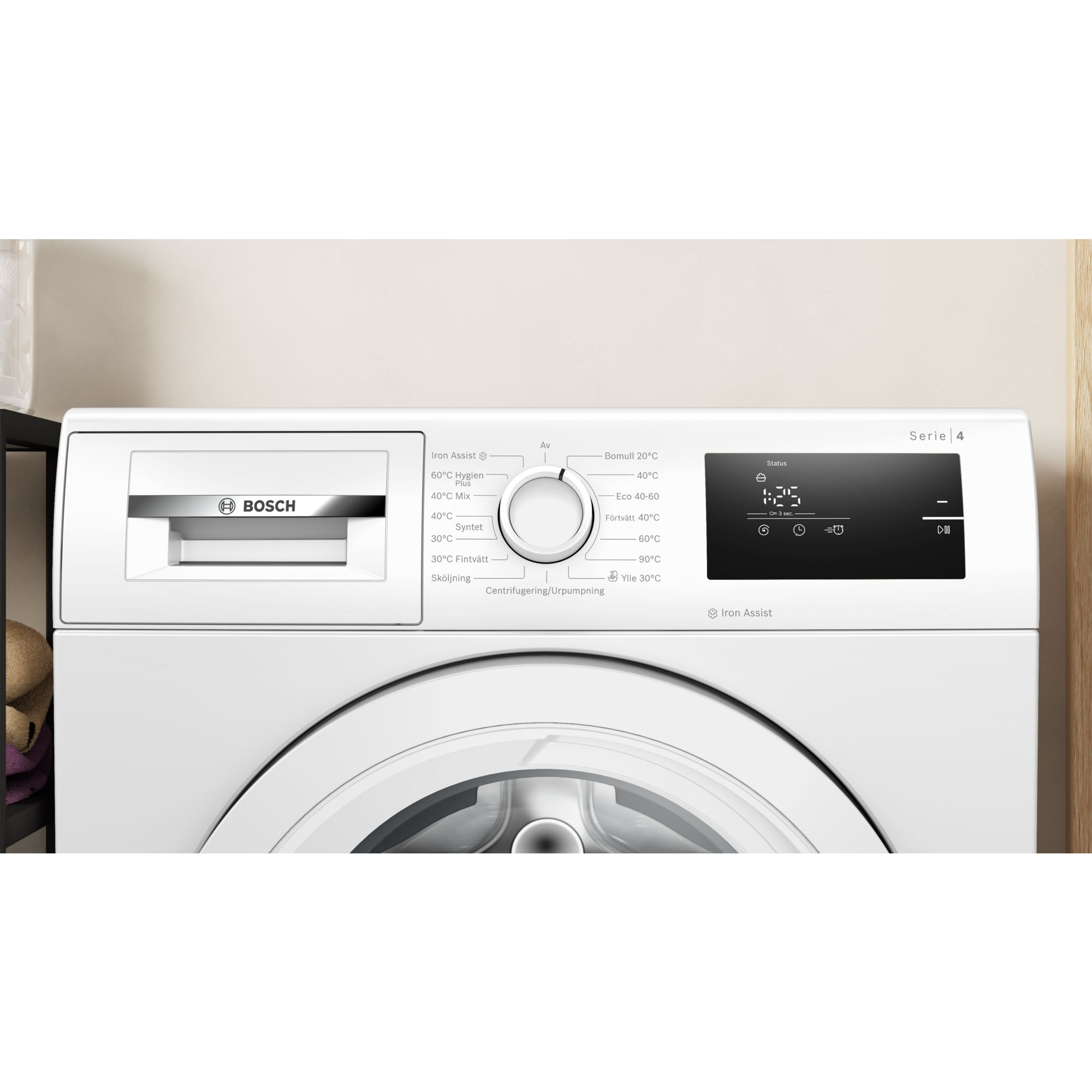 Bosch WAN28020SN - Frontbetjent vaskemaskine
