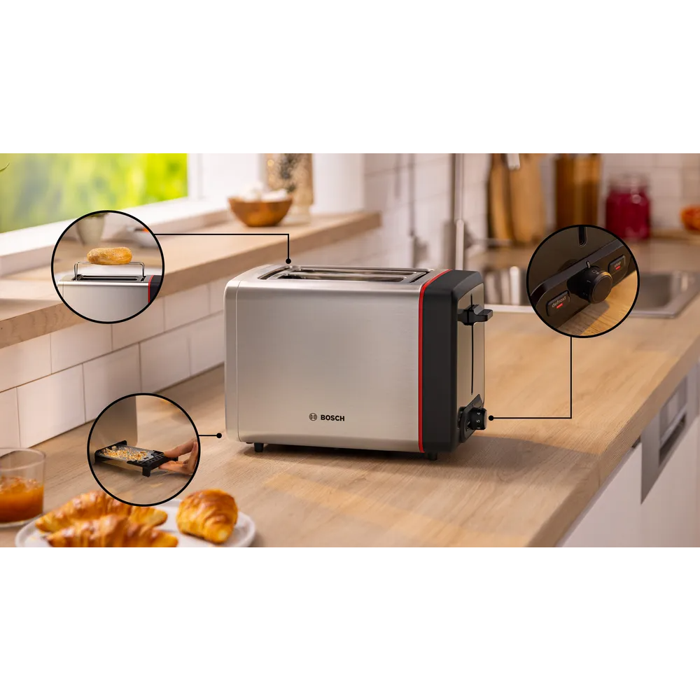 4242005431885 Bosch TAT5M420 MyMoment - Brødrister Husholdning,Madtilberedning,Brødrister 2190012191 TAT5M420