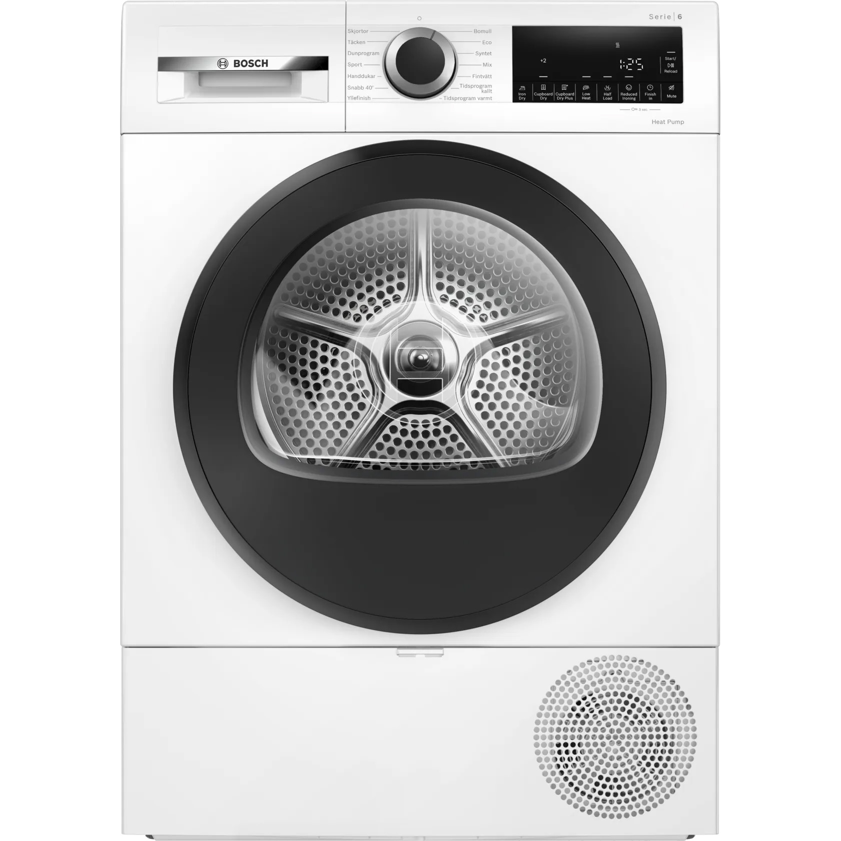 4242005467983 Bosch WQG2420NSN - Kondenstørretumbler med varmepumpe Hvidevarer,Tørretumbler,Kondenstørretumblere 2190012227 WQG2420NSN