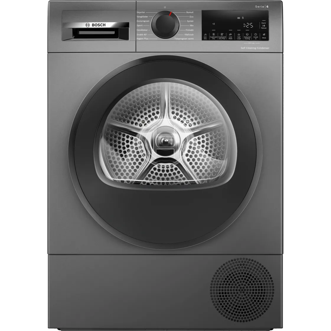 Bosch WQG245DXSN - Kondenstørretumbler med varmepumpe