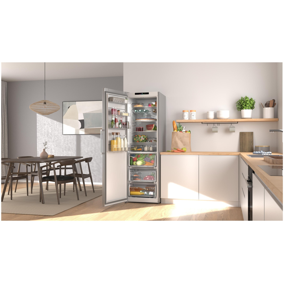4242005527021 Bosch KSN36VIDG fritstående køleskab Hvidevarer,Køleskabe,Fritstående køleskabe 1400016360 KSN36VIDG