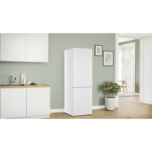 4242005551613 Bosch KGN362WCF - Fritstående kølefryseskab Hvidevarer,Kølefryseskabe,Fritstående kølefryseskabe 1400015710 KGN362WCF
