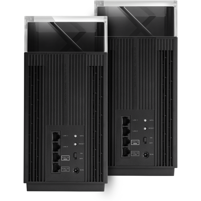 4711081440178 Asus ZenWiFi Pro ET12 Mesh 2-pack - Router Computer & IT,Netværk,Routere 2190003726 90IG05Z0-MO3A20