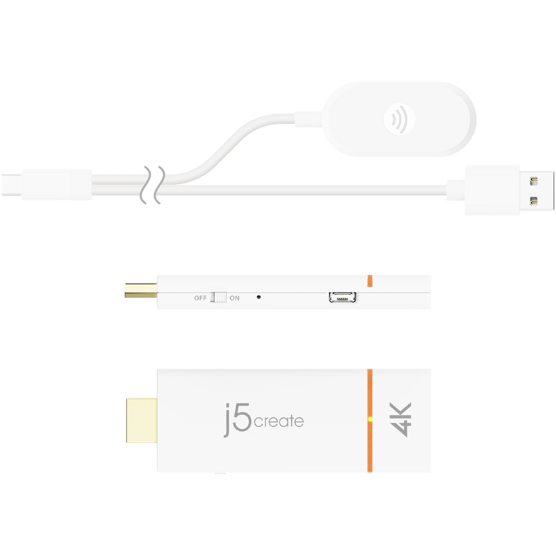 4712795086157 J5 Create Screencast 4K Wireless Display Adapter Computer & IT,Computere,Mediecentre 28900000120 JVAW76-N