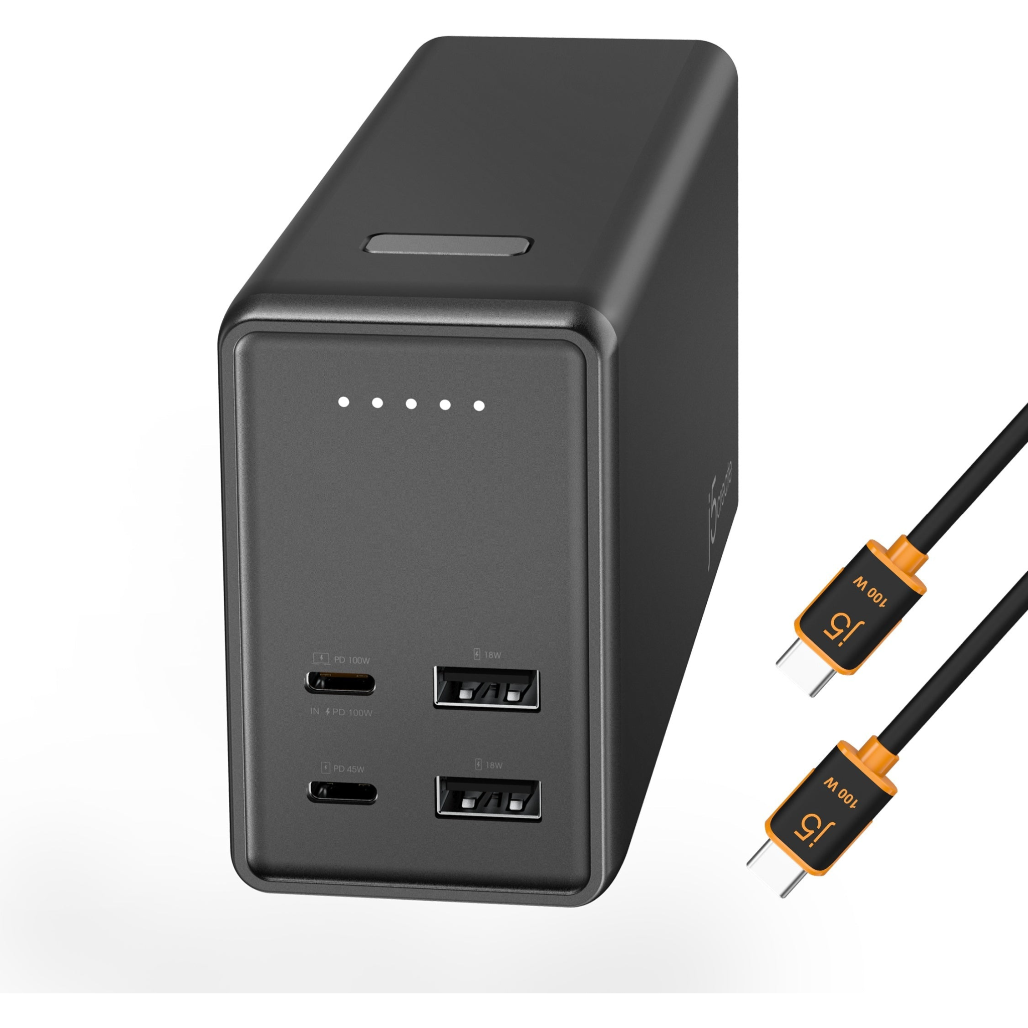 4712795088670 J5 Create 26800MAH PD 100W 4-port Power Bank Computer & IT,Tilbehør computer & IT,Diverse 28900000090 JPB264100-N