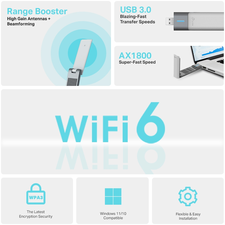 4895252500134 TP-Link Archer TX20UH - Trådløst netværkskort Computer & IT,Netværk,Trådløs netværk 2190011836 Archer TX20UH