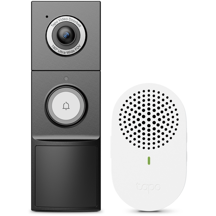 4895252501254 TP-Link Tapo D235 ringeklokke med video, sort Hus & Have,Smart Home,Dørklokker 2190016139 D235