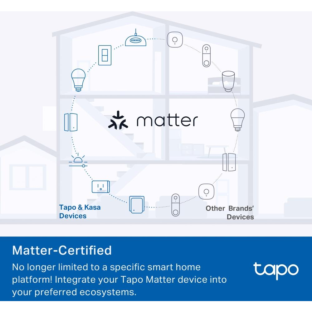4895252503975 TP-Link Tapo P110M WiFi smart stik Hus & Have,Smart Home,Strømstyring 2190016140 P110M