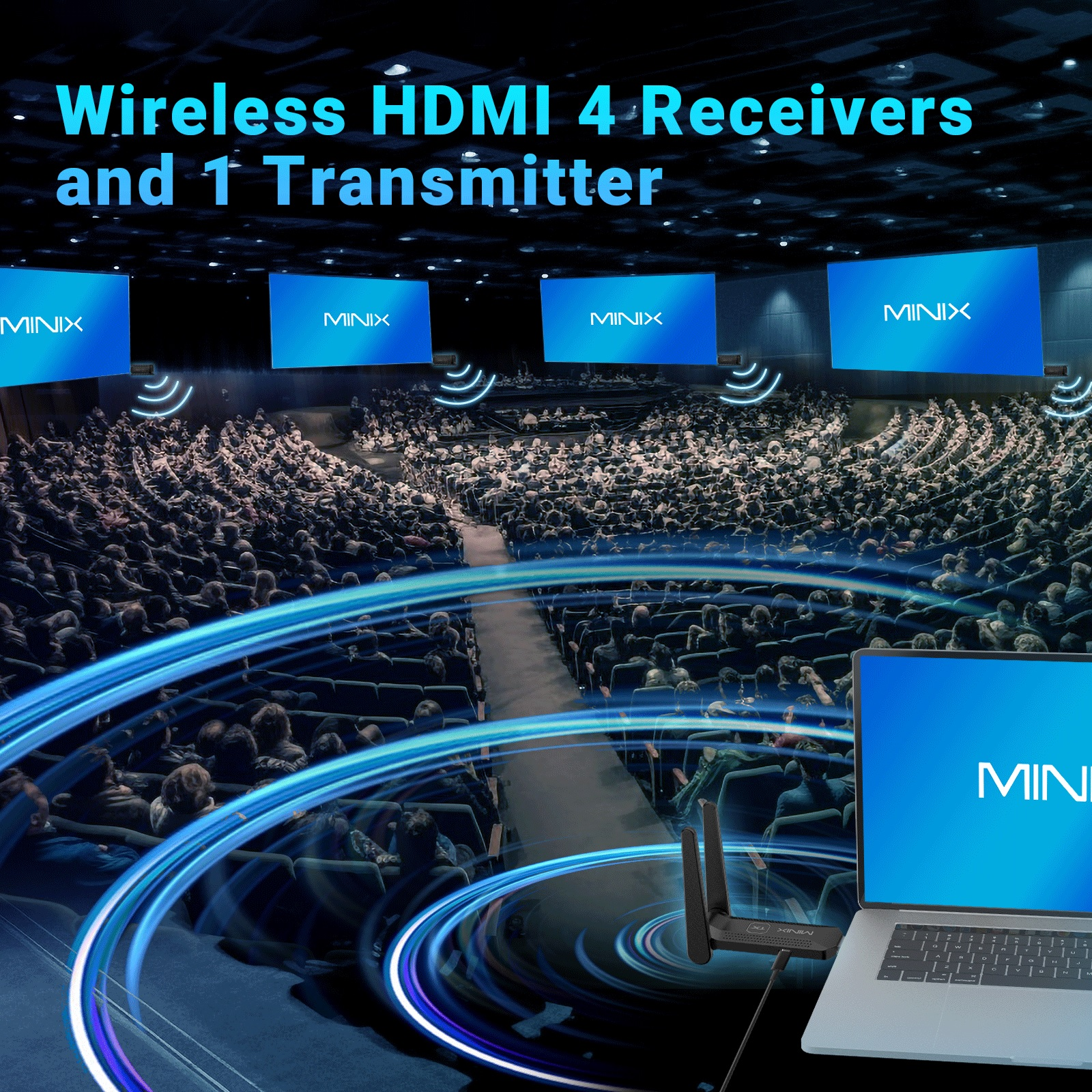 4897016410697 Minix Neo B14 Wireless Display Adapter - Trådløs sender og m Computer & IT,Tilbehør computer & IT,Diverse 2190013258 NEO B14