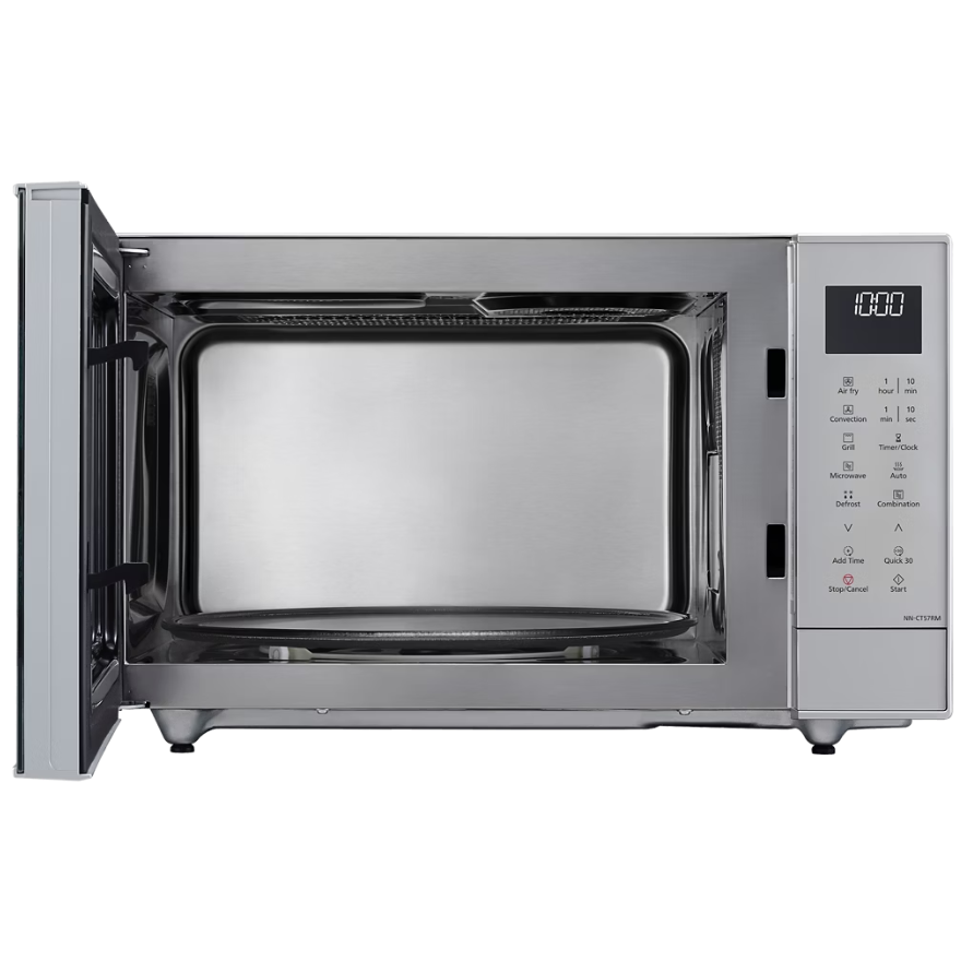 5025232988815 Panasonic NN-CT57RMEPG mikroovn med grill og airfryer sølv Hvidevarer,Ovne,Kombiovne 39500000340 NN-CT57RMEPG