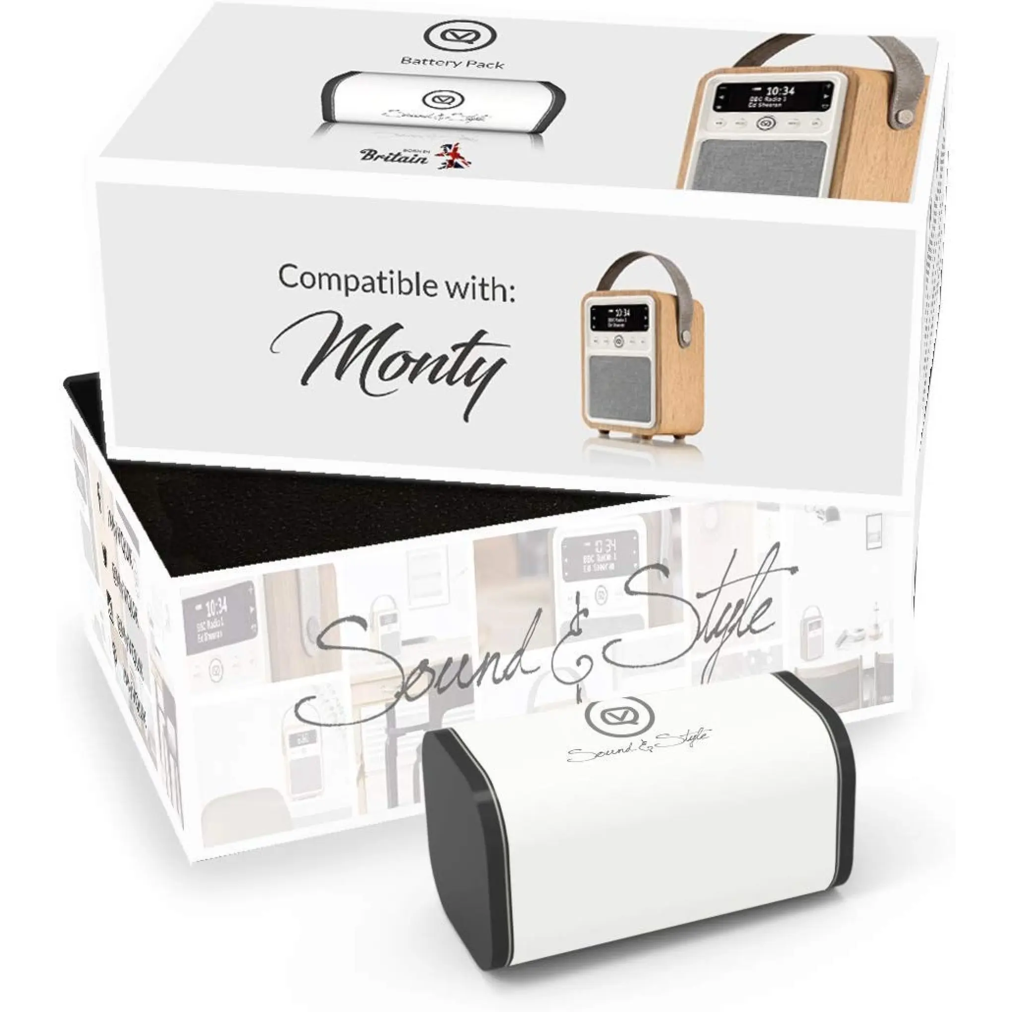 5060169718531 VQ-batteripakke VQ-LB2600 til Monty radio TV & HIFI,Lyd,Tilbehør lyd 27900000540 VQ-LB2600