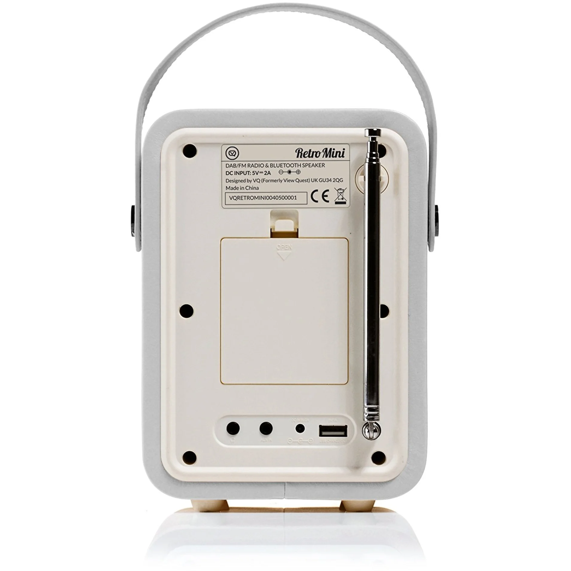 5060470531805 VQ Retro Mini radio, lysegrå TV & HIFI,Lyd,DAB radioer 27900000500 VQ-MINI-LG
