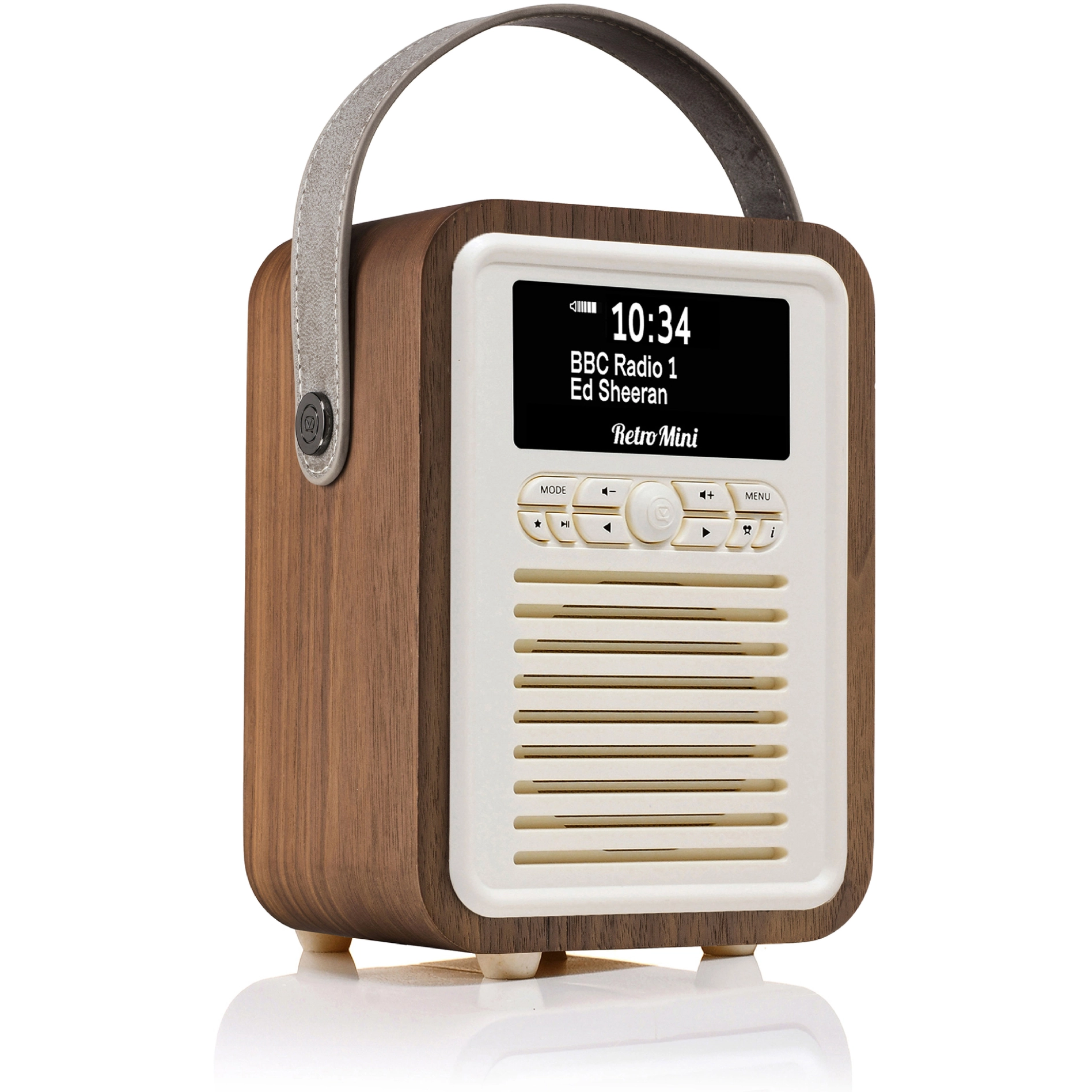 5060470539061 VQ Retro Mini radio, valnød TV & HIFI,Lyd,DAB radioer 27900000520 VQ-MINI-WT