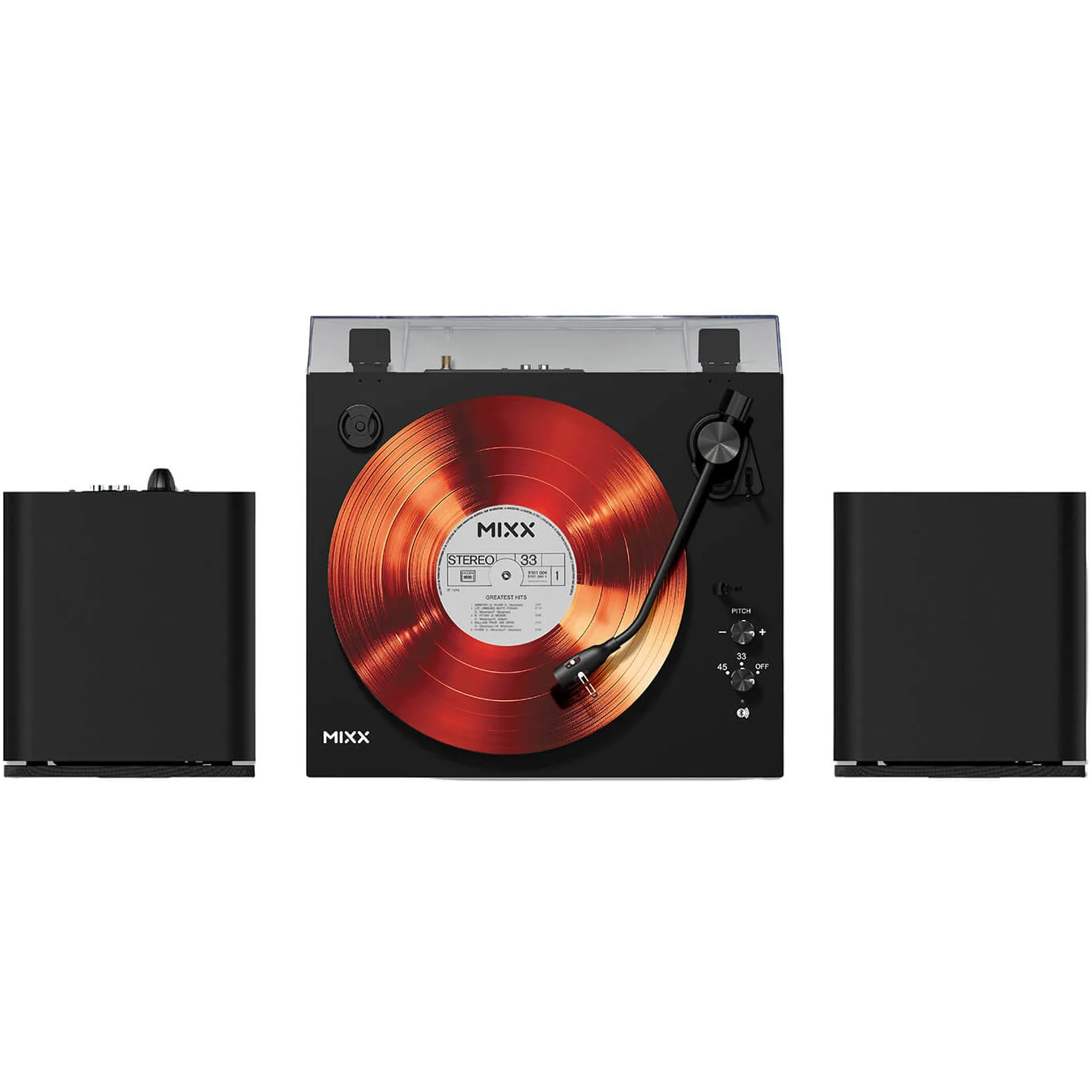 5060666504880 MIXX MAS-05-BK-488 pladespiller system 5 inkl. højttalere, s TV & HIFI,HIFI,Pladespillere 15000003880 MAS-05-BK-488