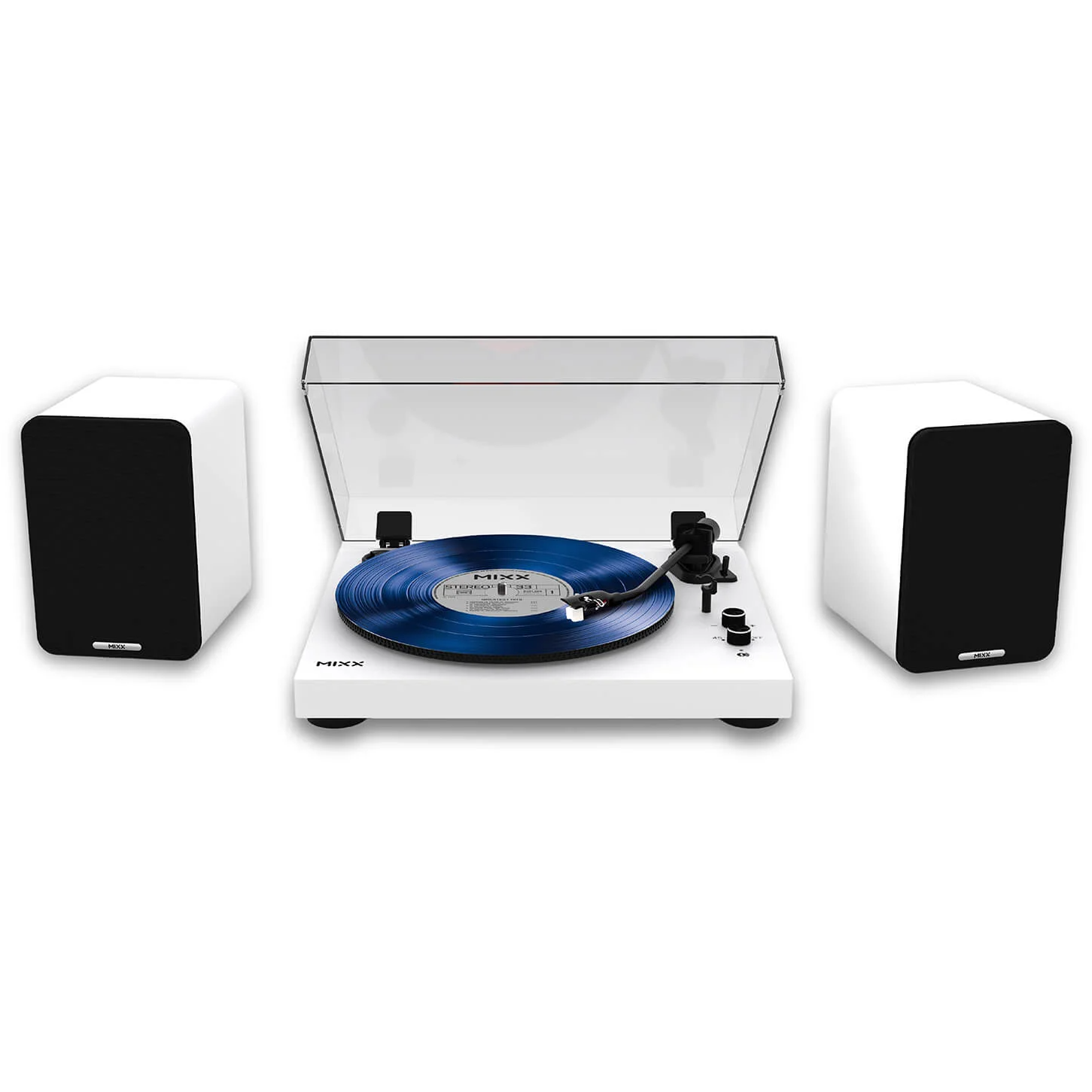 5060666504897 MIXX MAS-05-WH-489 pladespiller system 5 inkl. højttalere, h TV & HIFI,HIFI,Pladespillere 15000003890 MAS-05-WH-489