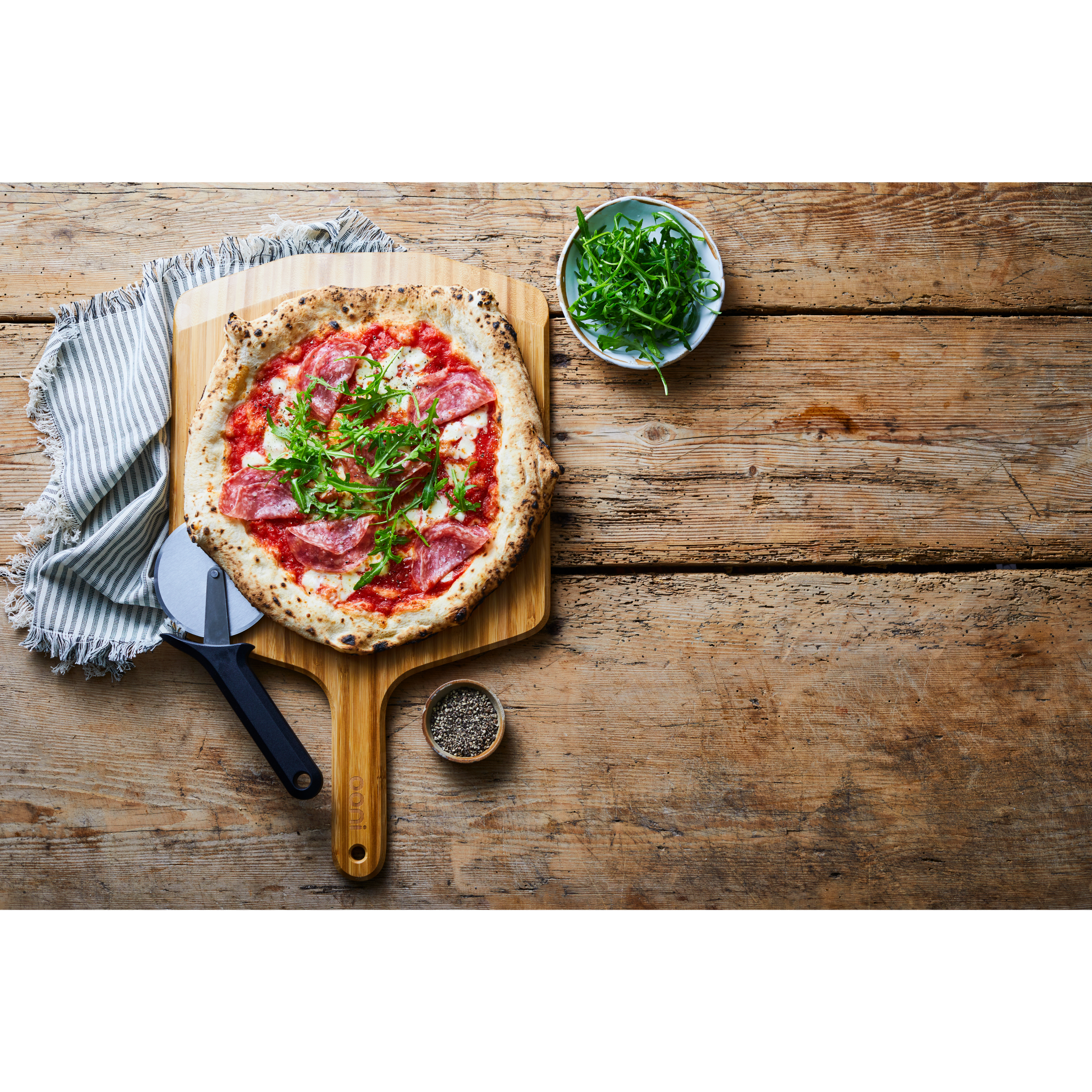 5060967397174 Ooni bamboo peel & serving board Hvidevarer,Ovne,Pizzaovne 2190015207 UU-P38200