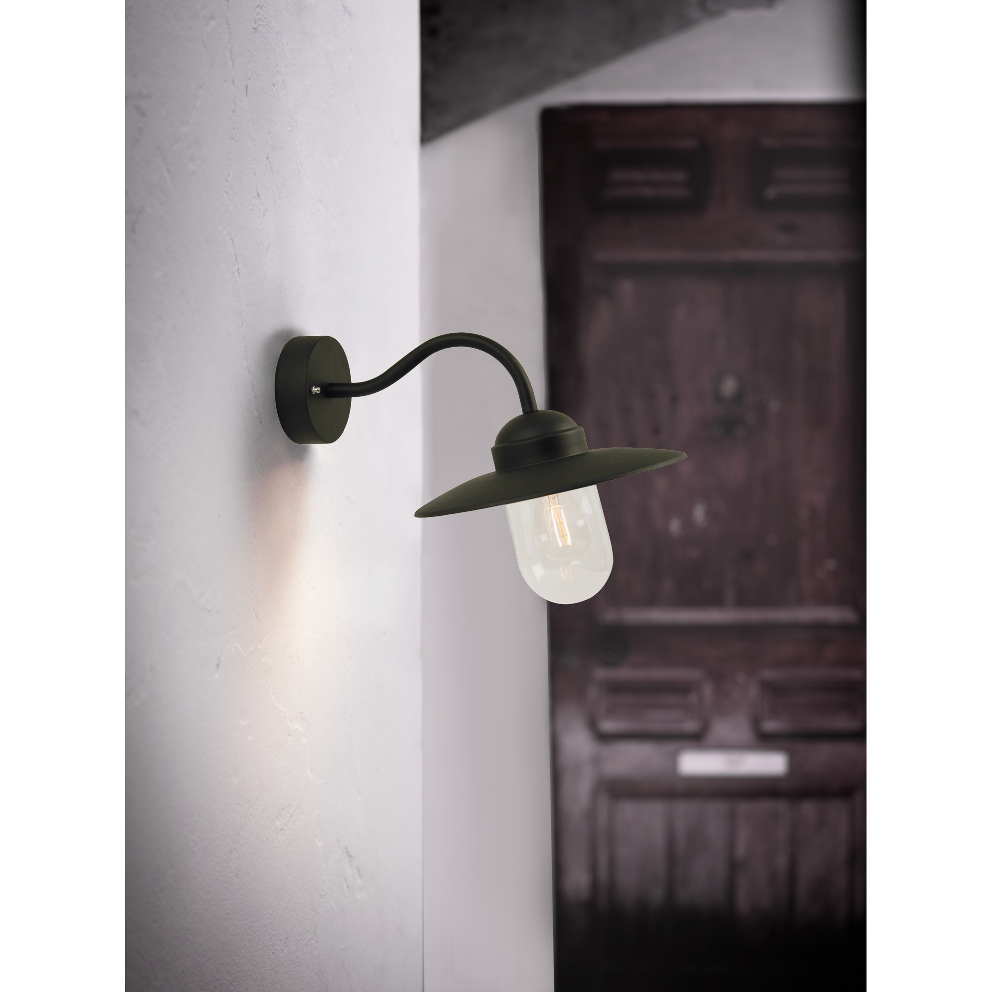 5701581004047 Nordlux Luxembourg sort udendørs væglampe Lamper,Udendørs- lamper,Udendørslamper 87109000415 Luxembourg
