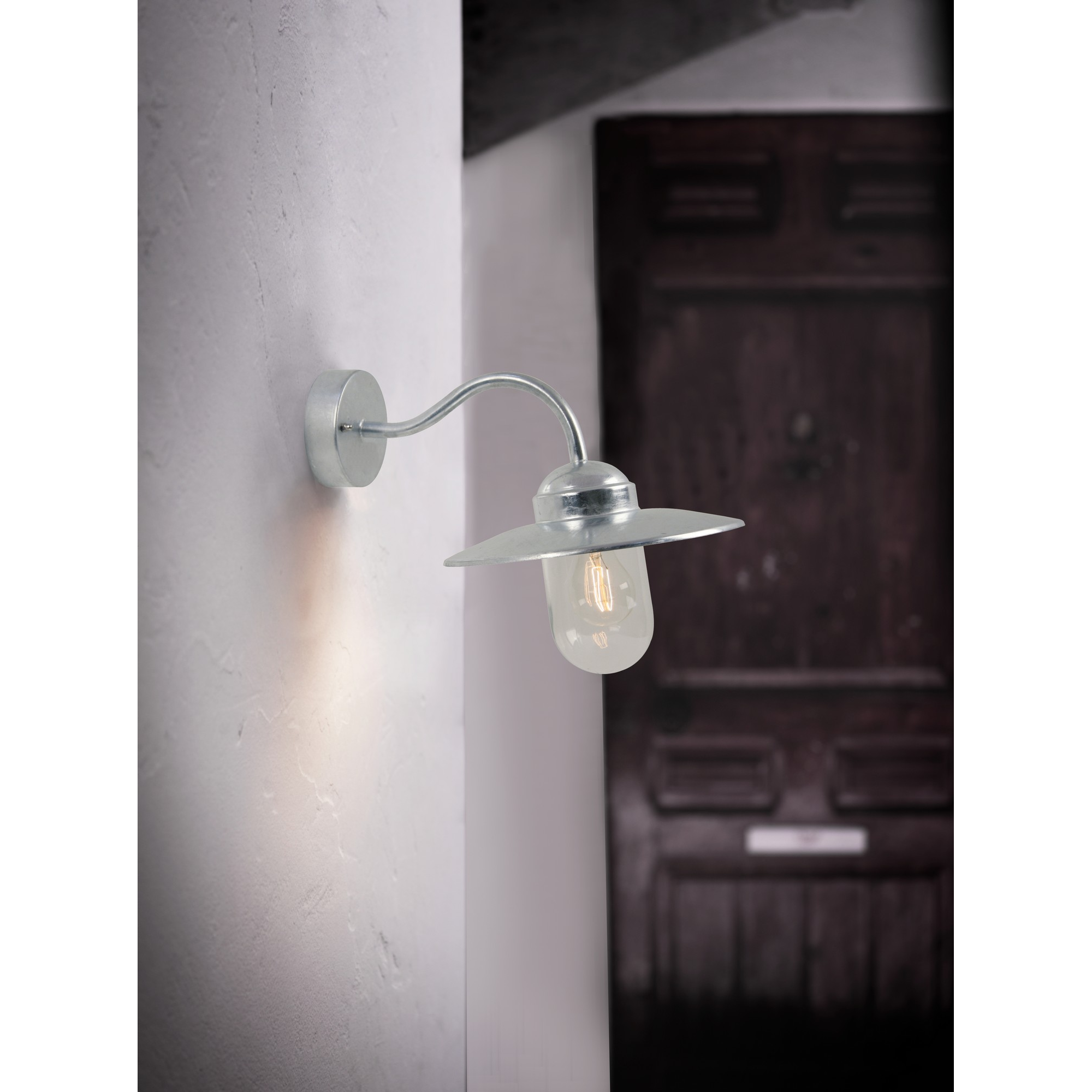 5701581035010 Nordlux Luxembourg galvaniseret udendørs væglampe Lamper,Udendørs- lamper,Udendørslamper 87109000478 Luxembourg
