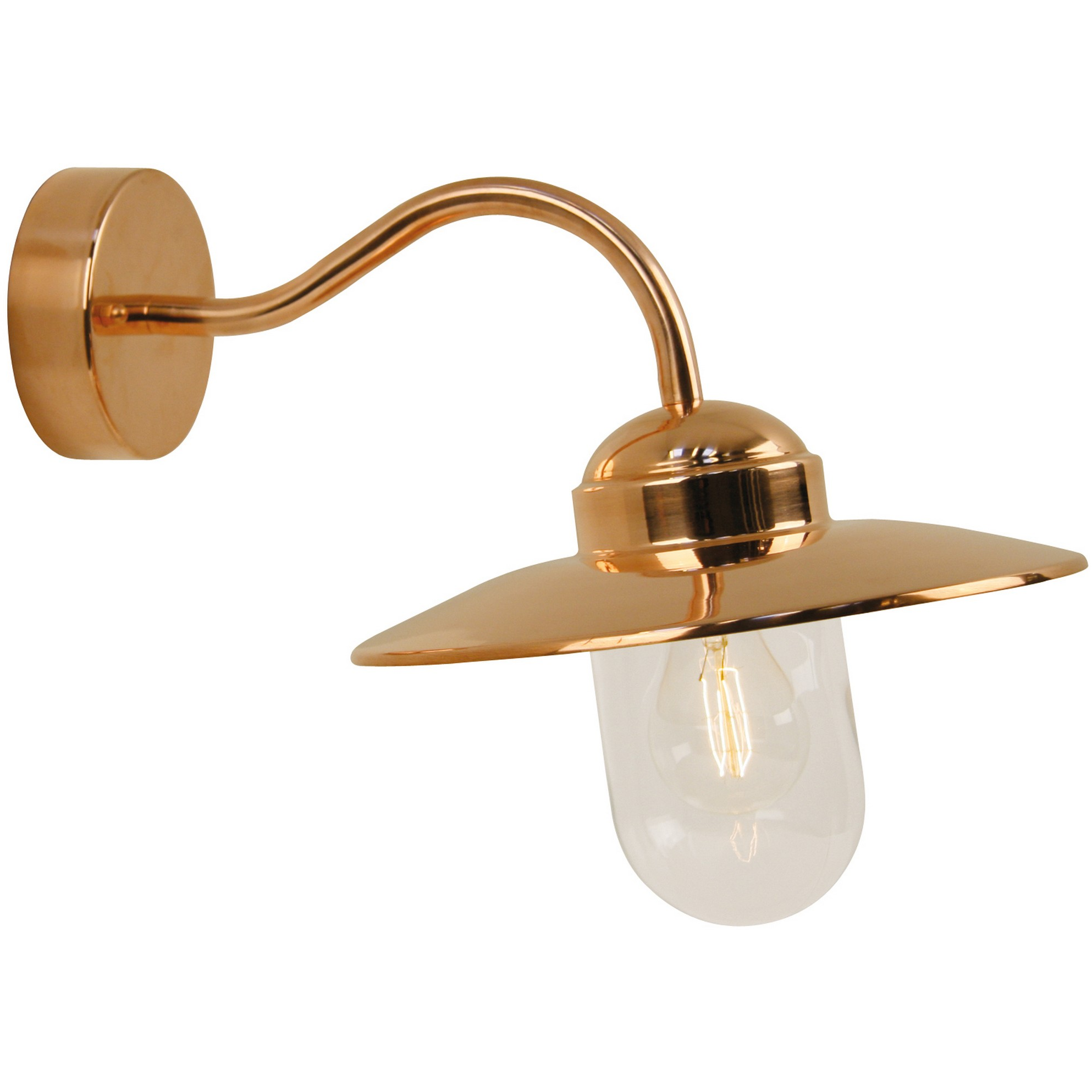 5701581083011 Nordlux Luxembourg messing udendørs væglampe Lamper,Udendørs- lamper,Udendørslamper 87100014080 Luxembourg