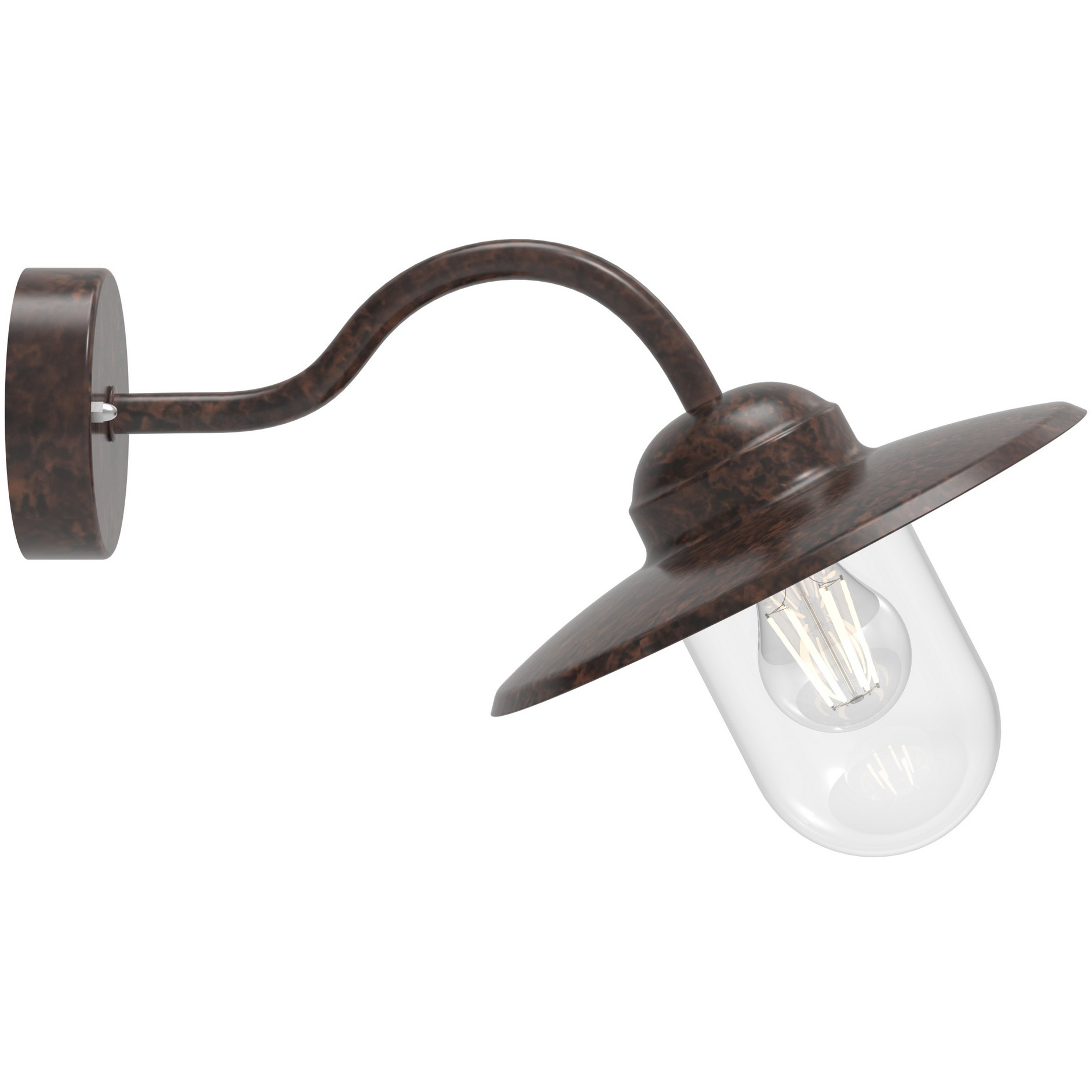 5701581233171 Nordlux Luxembourg rusty udendørs væglampe Lamper,Udendørs- lamper,Udendørslamper 87109000487 Luxembourg