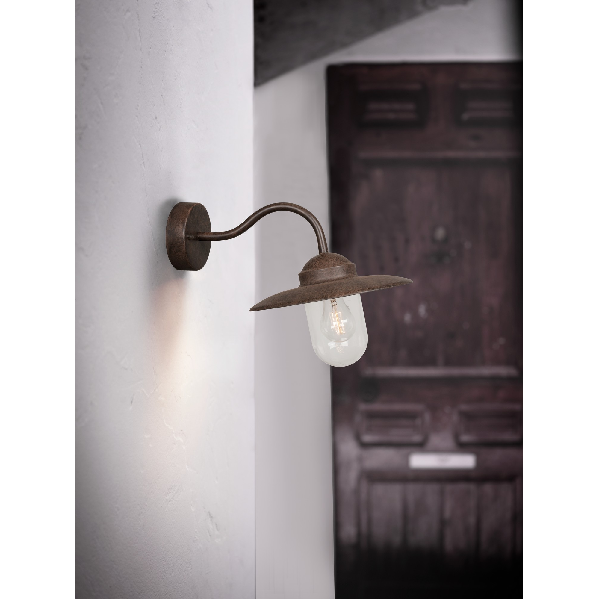 5701581233171 Nordlux Luxembourg rusty udendørs væglampe Lamper,Udendørs- lamper,Udendørslamper 87109000487 Luxembourg
