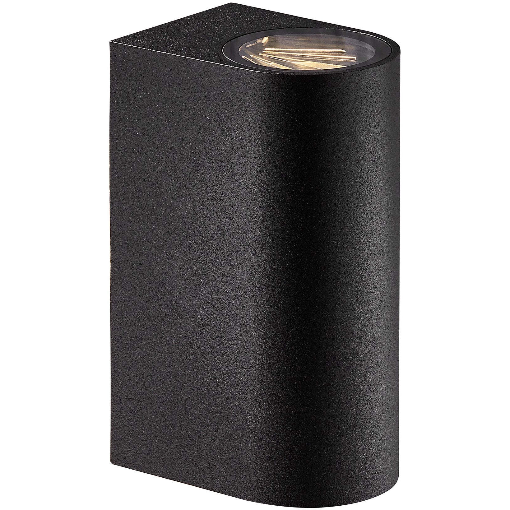 5701581401389 Nordlux Asbol round sort udendørs væglampe Lamper,Udendørs- lamper,Udendørslamper 87100014100 Asbol