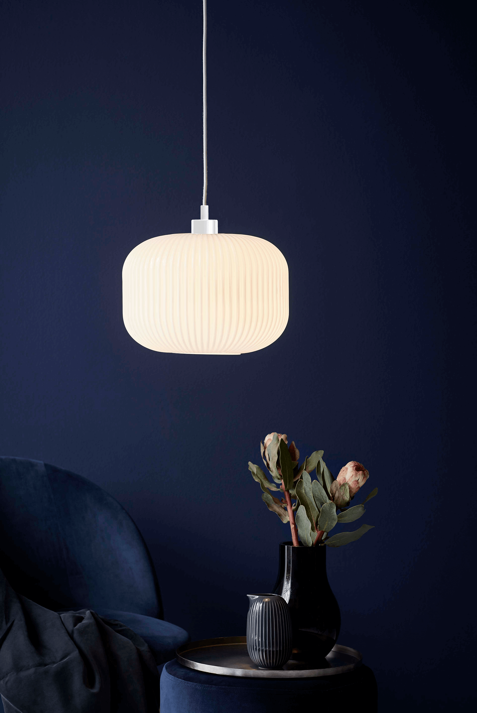 5701581407084 Nordlux Milford Ø30 opal - Pendel Lamper,Pendler-/ Hængelamper,Pendler/Hængelamper 87100005260 Milford Ø30 opal
