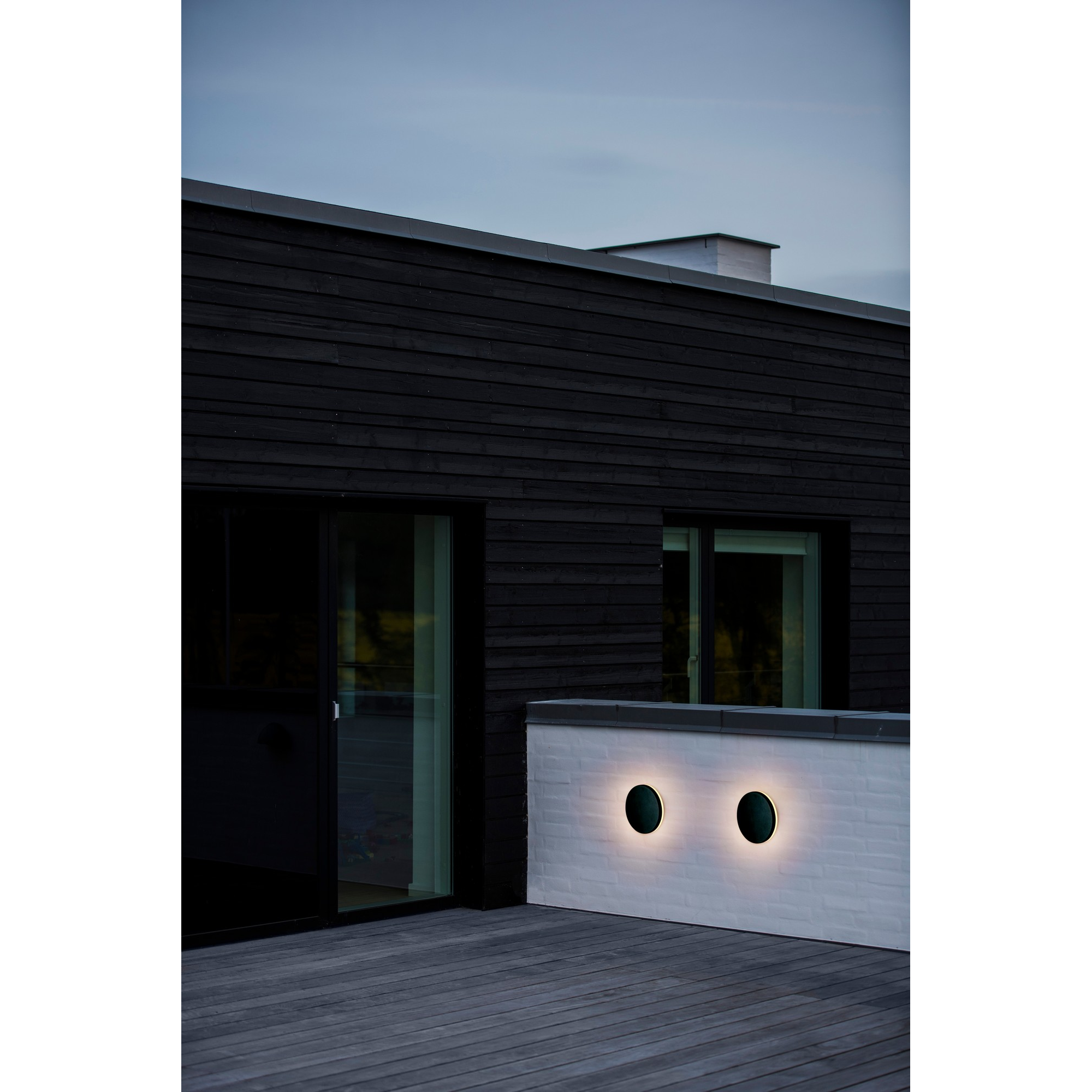 5701581410183 Nordlux Artego round sort udendørs væglampe Lamper,Udendørs- lamper,Udendørslamper 87109000393 Artego