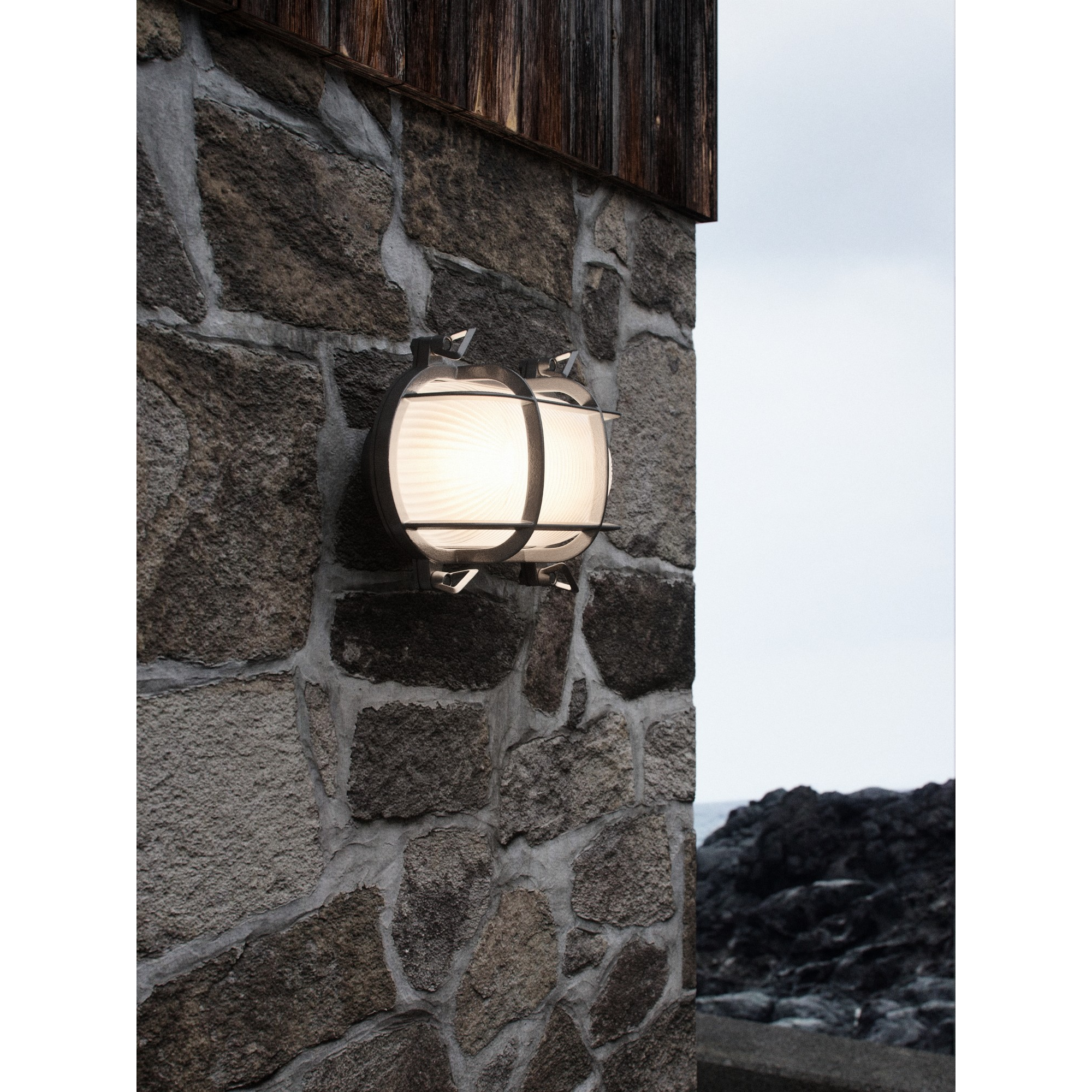 5701581464780 Nordlux Helford grå udendørs væglampe Lamper,Udendørs- lamper,Udendørslamper 87100007200 Helford