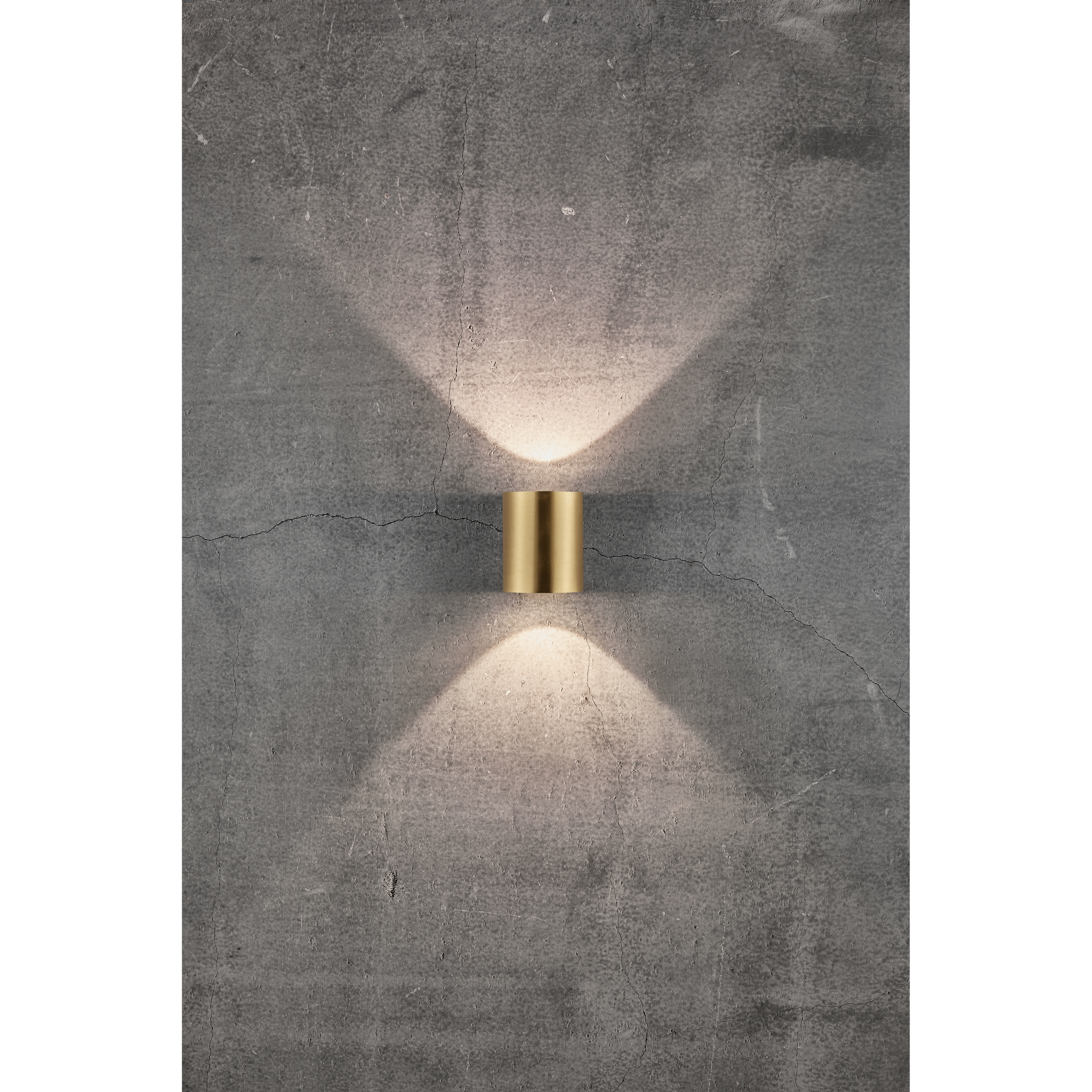 5701581482883 Nordlux Canto 2 messing - Væglampe up/downlight Lamper,Udendørs- lamper,Udendørslamper 87100007670 Canto 2 messing