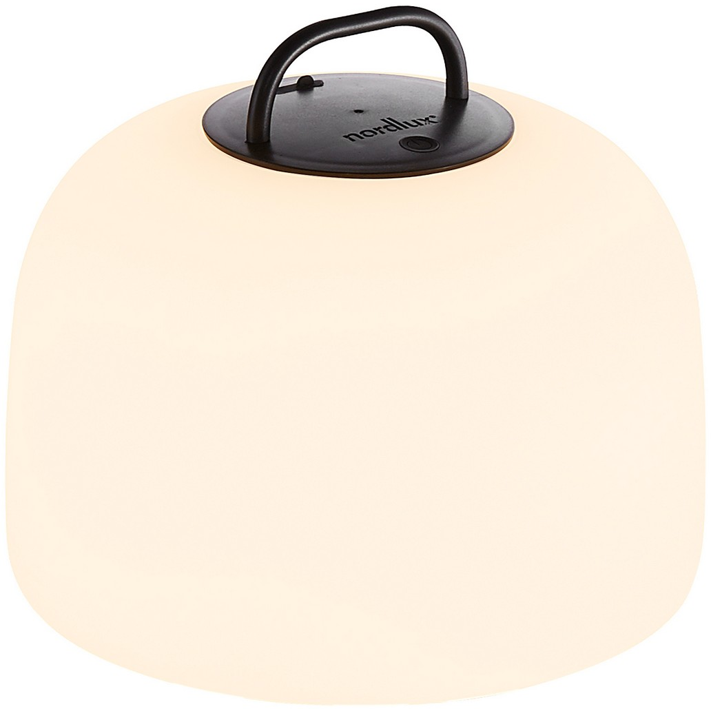 5701581495982 Nordlux Kettle To-Go 22 sort/hvid portable lampe Lamper,Bordlamper,Trådløse bordlamper 87100012940 2018003003