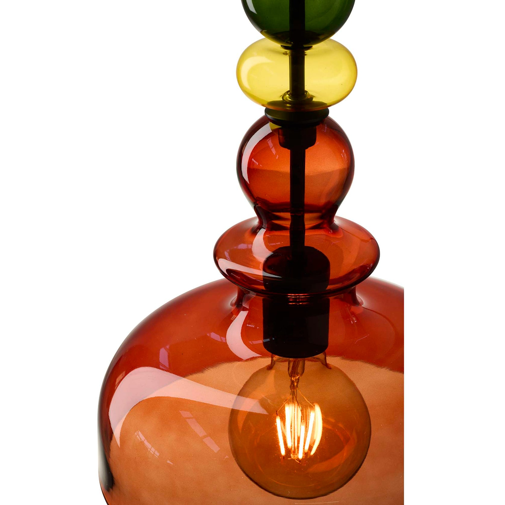 5703701464427 Nielsen Light Freja Ø30 champagne-gul-grøn pendel Lamper,Pendler-/ Hængelamper,Pendler/Hængelamper 80900009500 Freja