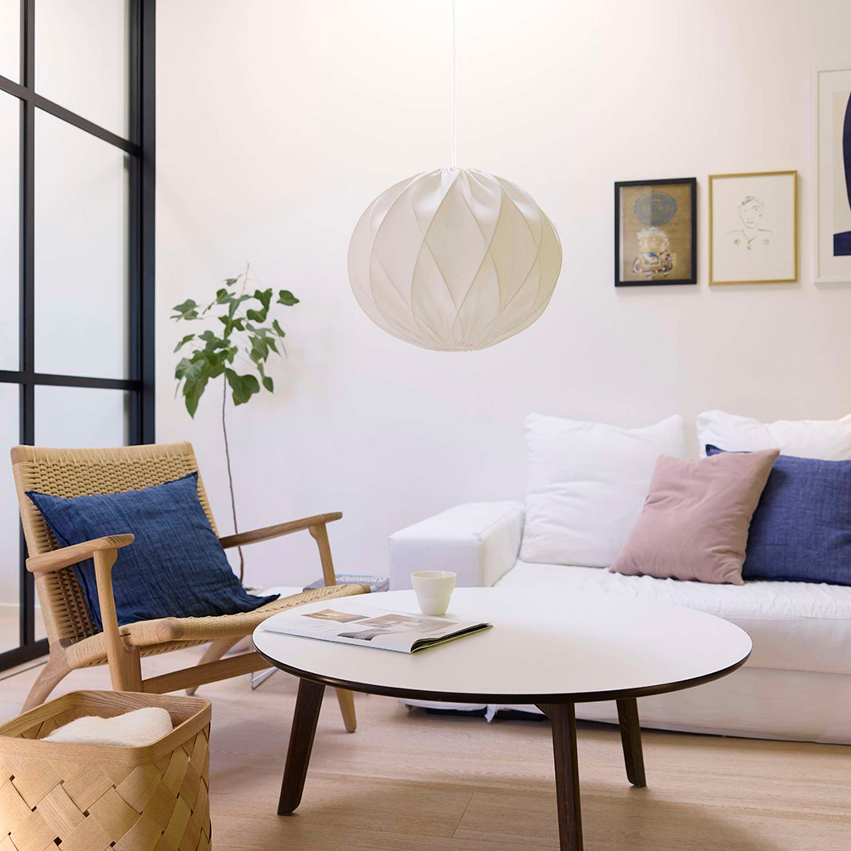 5703701480014 Nielsen Light Jasmin Ø40 hvid pendel Lamper,Pendler-/ Hængelamper,Pendler/Hængelamper 80900009580 Jasmin