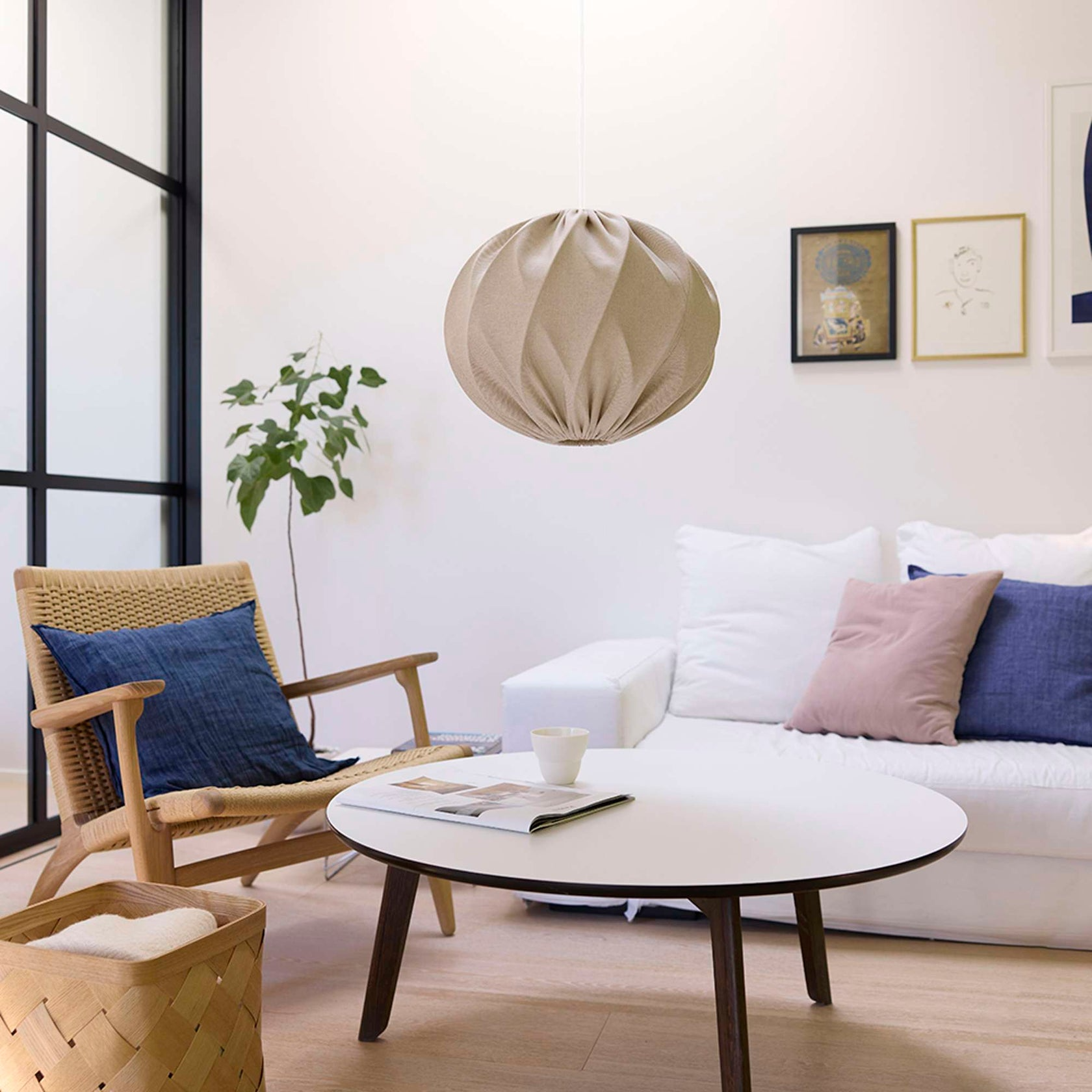 5703701480045 Nielsen Light Jasmin Ø40 sand pendel Lamper,Pendler-/ Hængelamper,Pendler/Hængelamper 80900009590 Jasmin