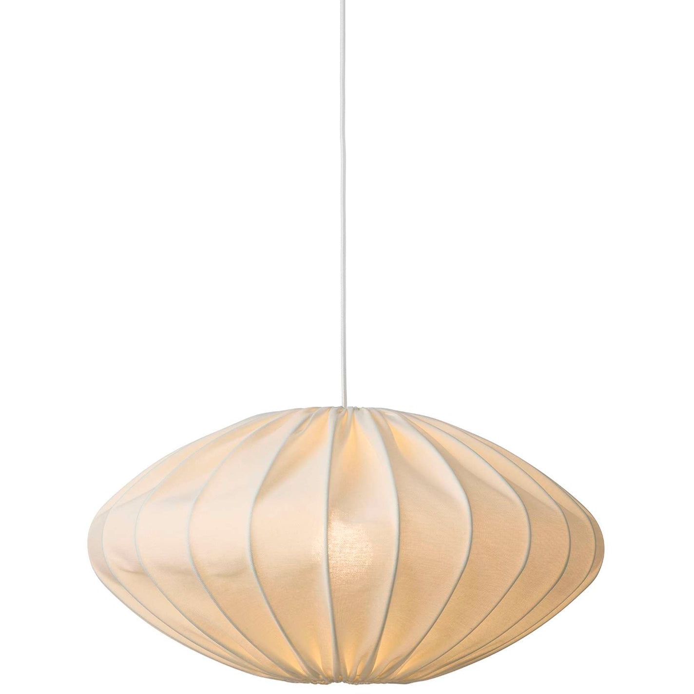 5703701480311 Nielsen Light Jasmin ellipse Ø50 hvid pendel Lamper,Pendler-/ Hængelamper,Pendler/Hængelamper 80900009600 Jasmin