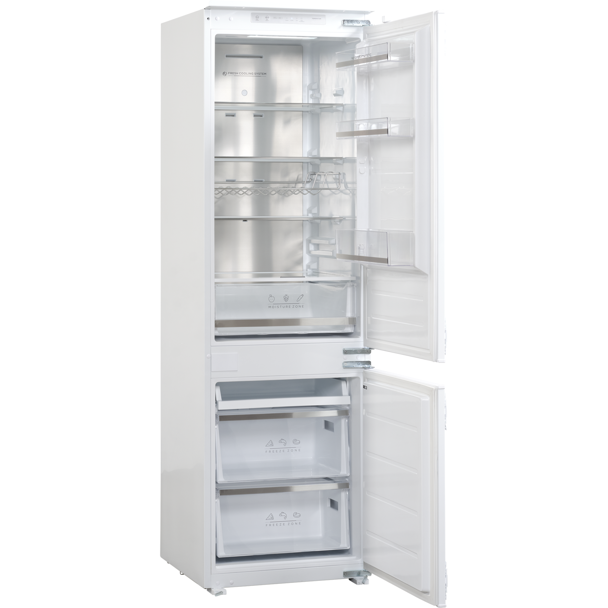 Scandomestic CBI267NFWD - Integrerbar kølefryseskab