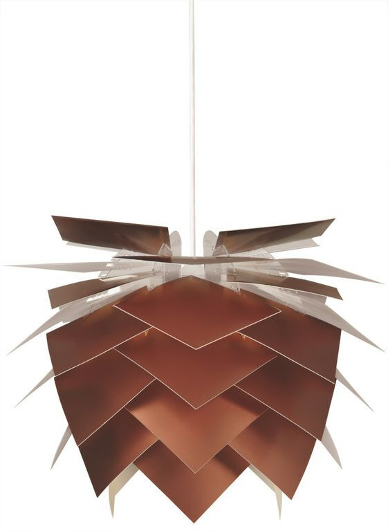 5704709062219 Dyberg Larsen PineApple Ø75 kobber 6221 - Pendel Lamper,Pendler-/ Hængelamper,Pendler/Hængelamper 89200003100 PineApple Ø75 kobber 6221