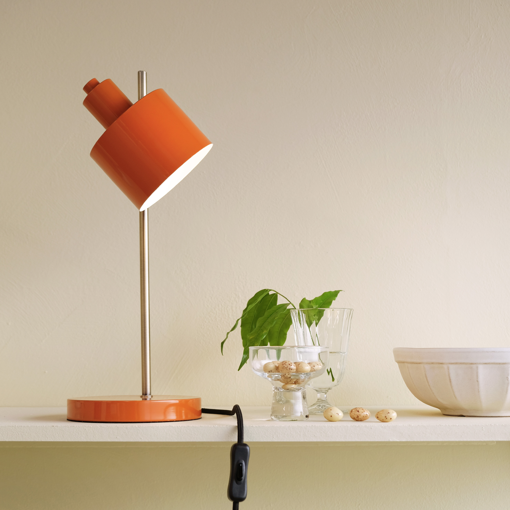 5704709071174 Dyberg Larsen Ocean orange/messing - Bordlampe Lamper,Bordlamper,Bordlamper 89200005260 7117