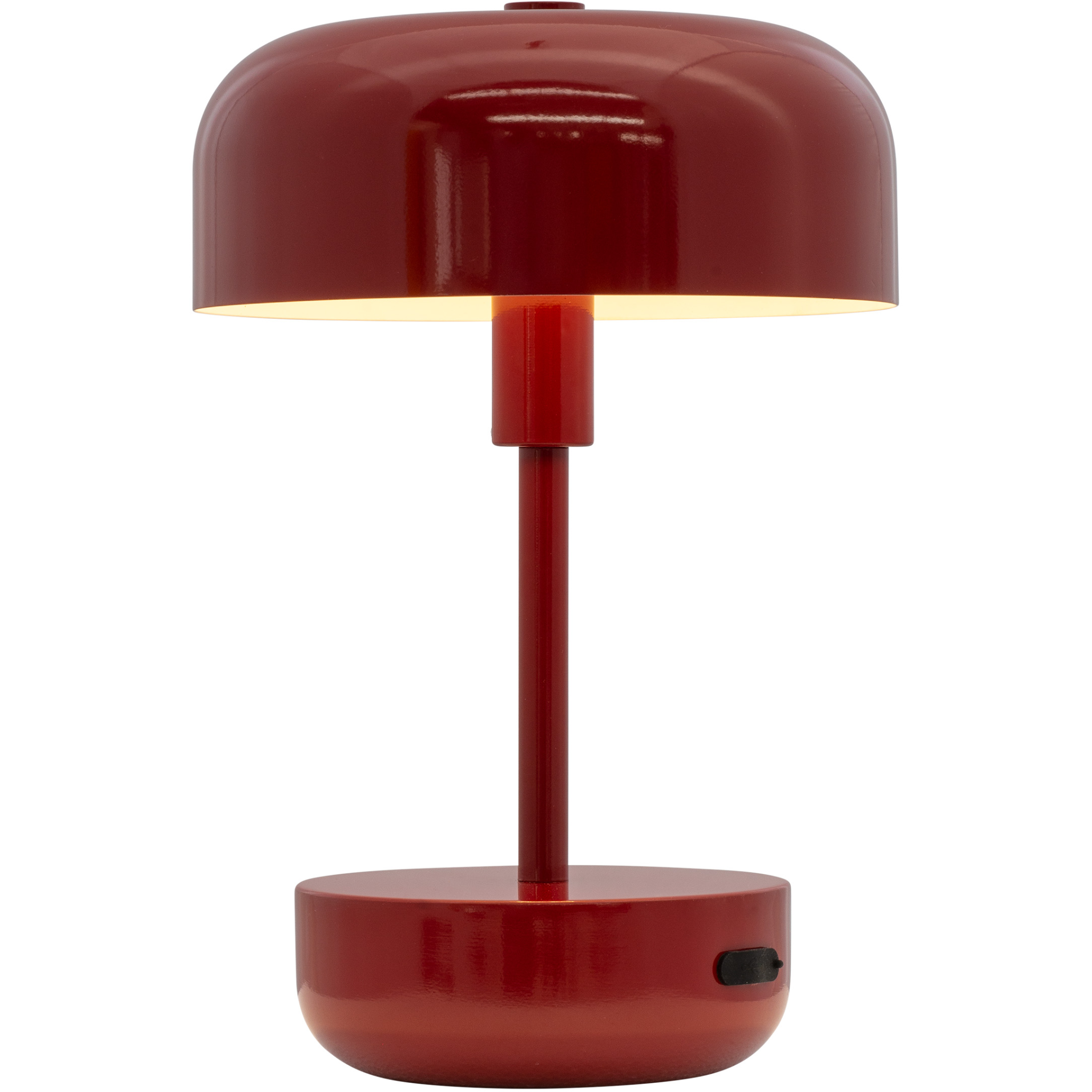 5704709071983 Dyberg Larsen Haipot mørkerød - Bordlampe portable Lamper,Bordlamper,Trådløse bordlamper 89200005870 7198