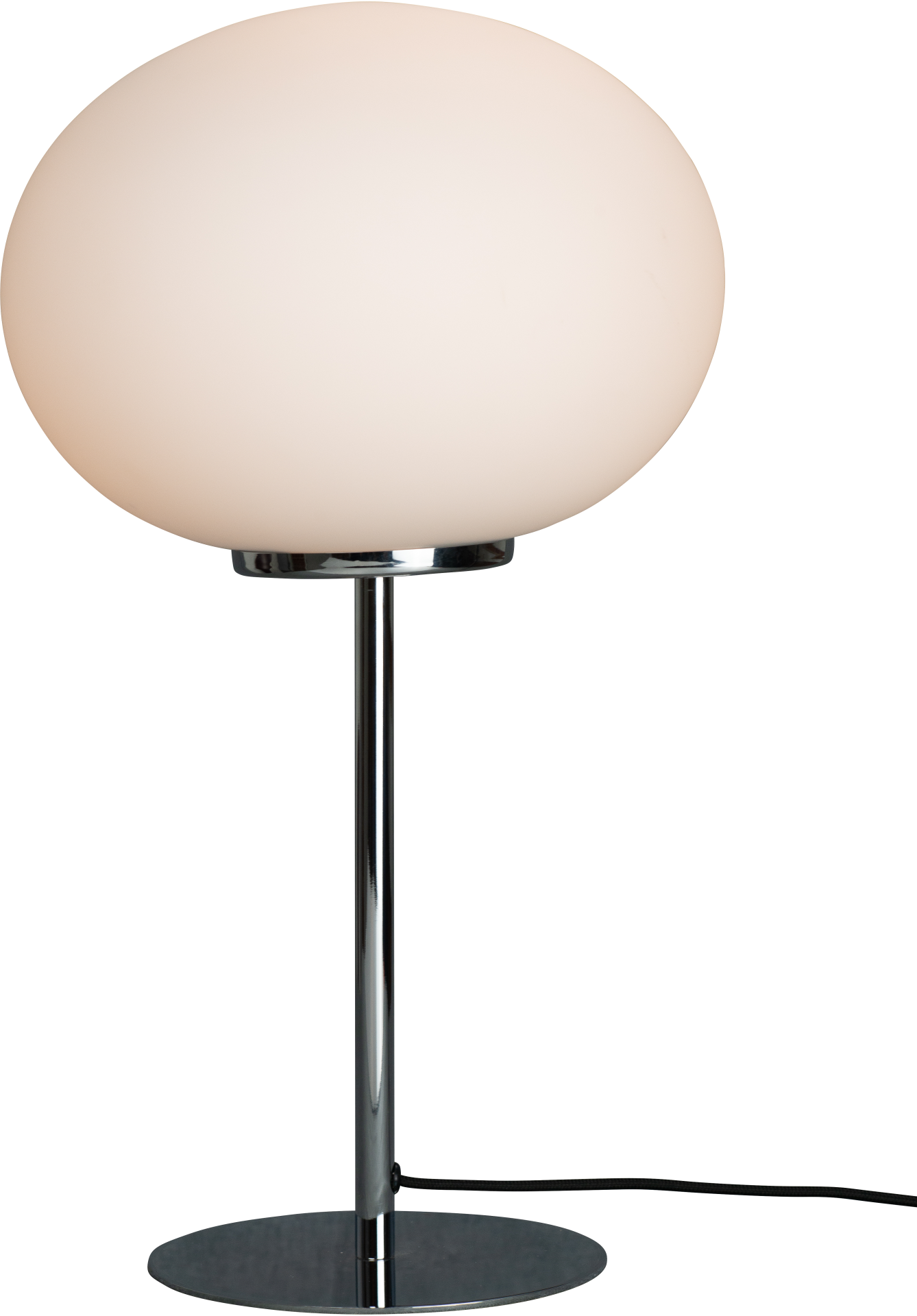 5704709072300 Dyberg Larsen Queen opal/krom 7230 - Bordlampe Lamper,Bordlamper,Bordlamper 89200003650 Queen opal/krom 7230