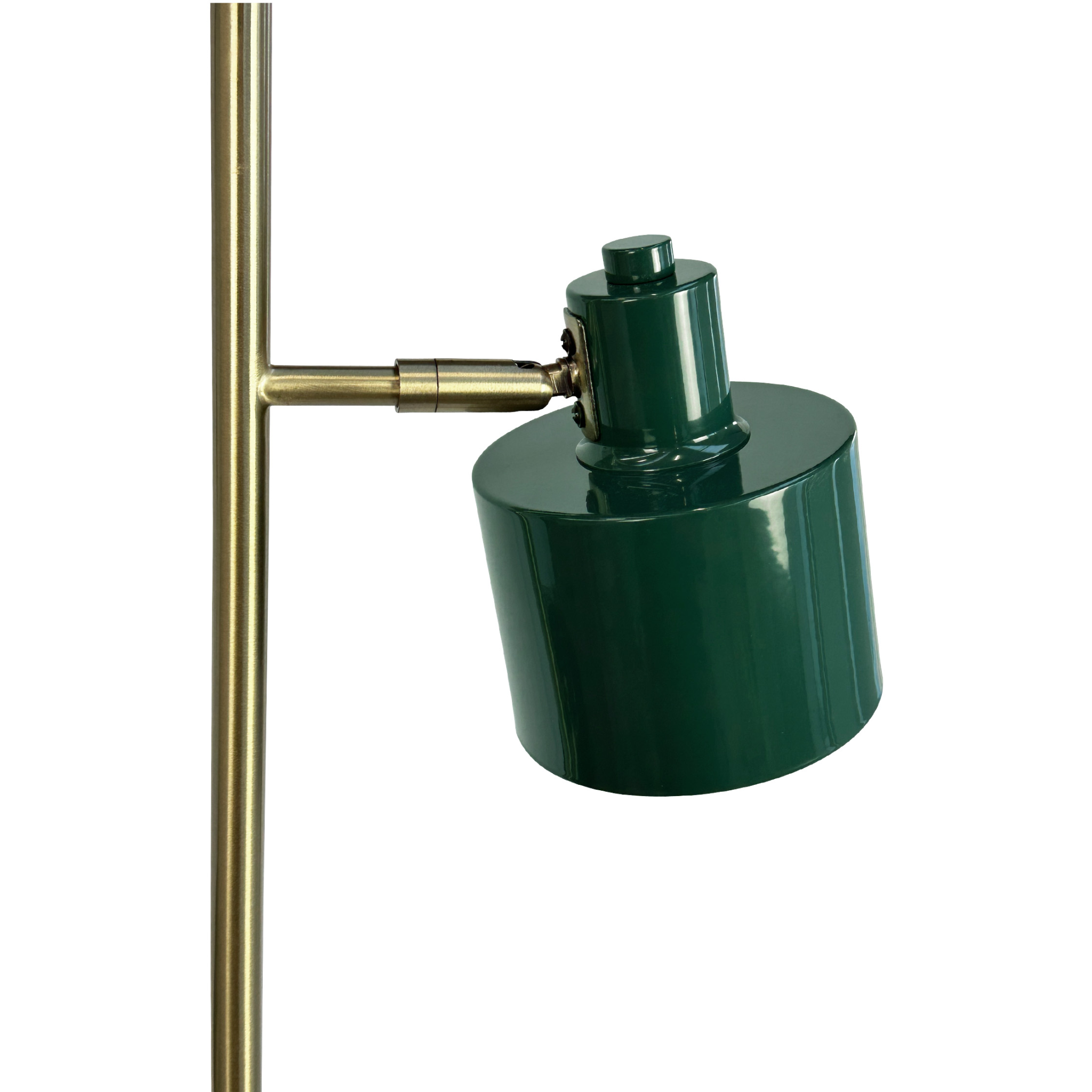 5704709092643 Dyberg Larsen Ocean mørkegrøn/messing gulvlampe Lamper,Gulvlamper,Gulvlamper 89200008030 Ocean