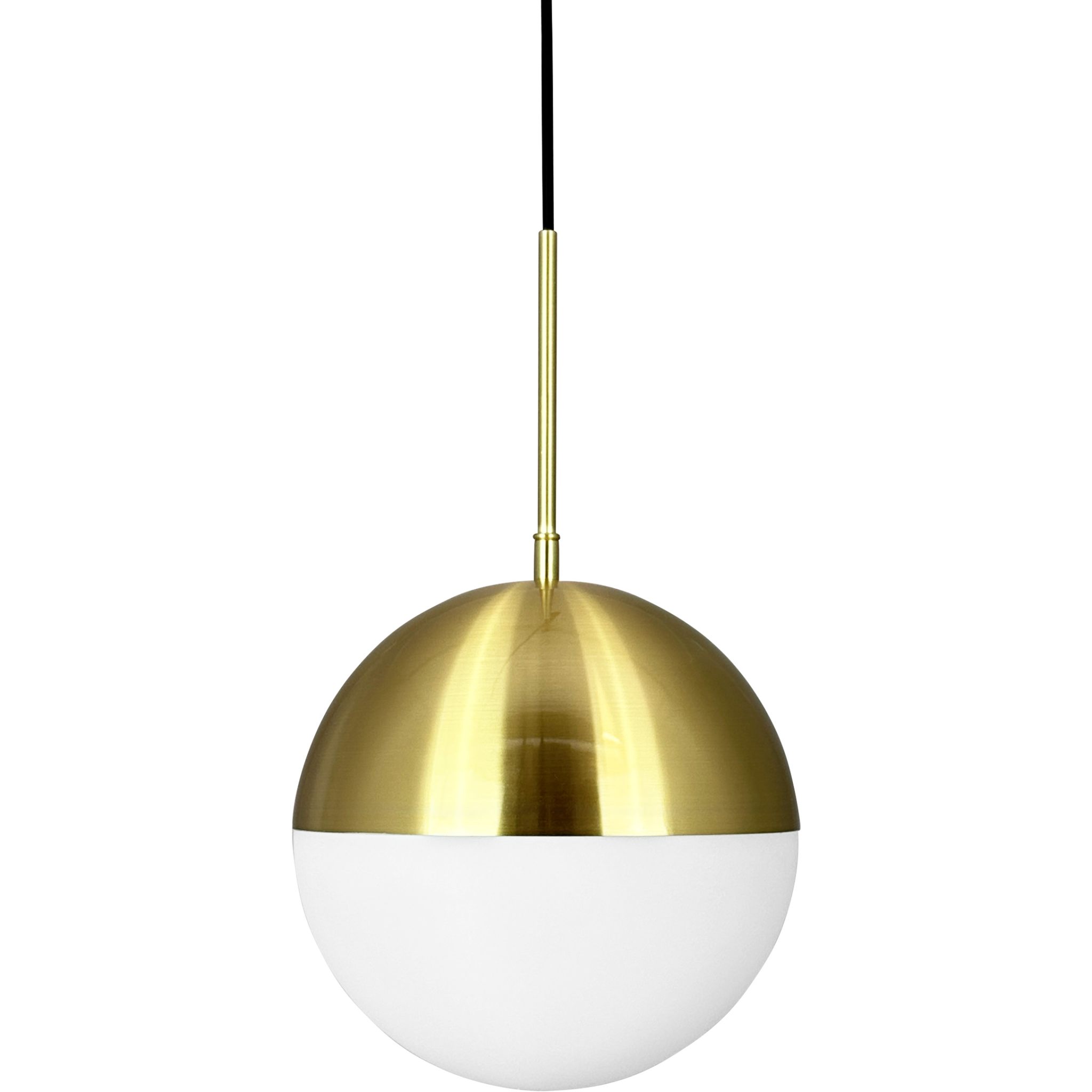 5704709092889 Dyberg Larsen Nova D25 opal/ messing pendel Lamper,Pendler-/ Hængelamper,Pendler/Hængelamper 89200080500 Nova