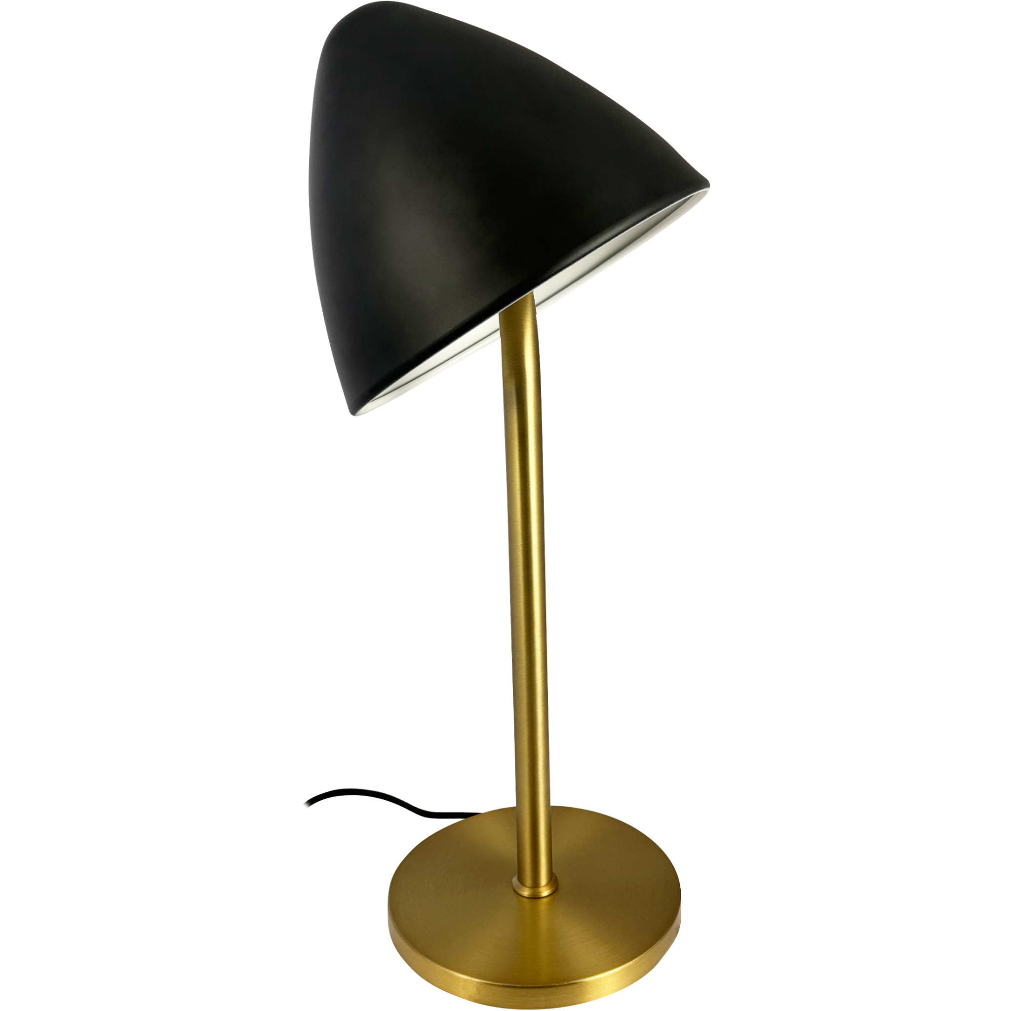 5704709093251 Dyberg Larsen OULU sort/messing 9325 - Bordlampe Lamper,Bordlamper,Bordlamper 89200005990 9325
